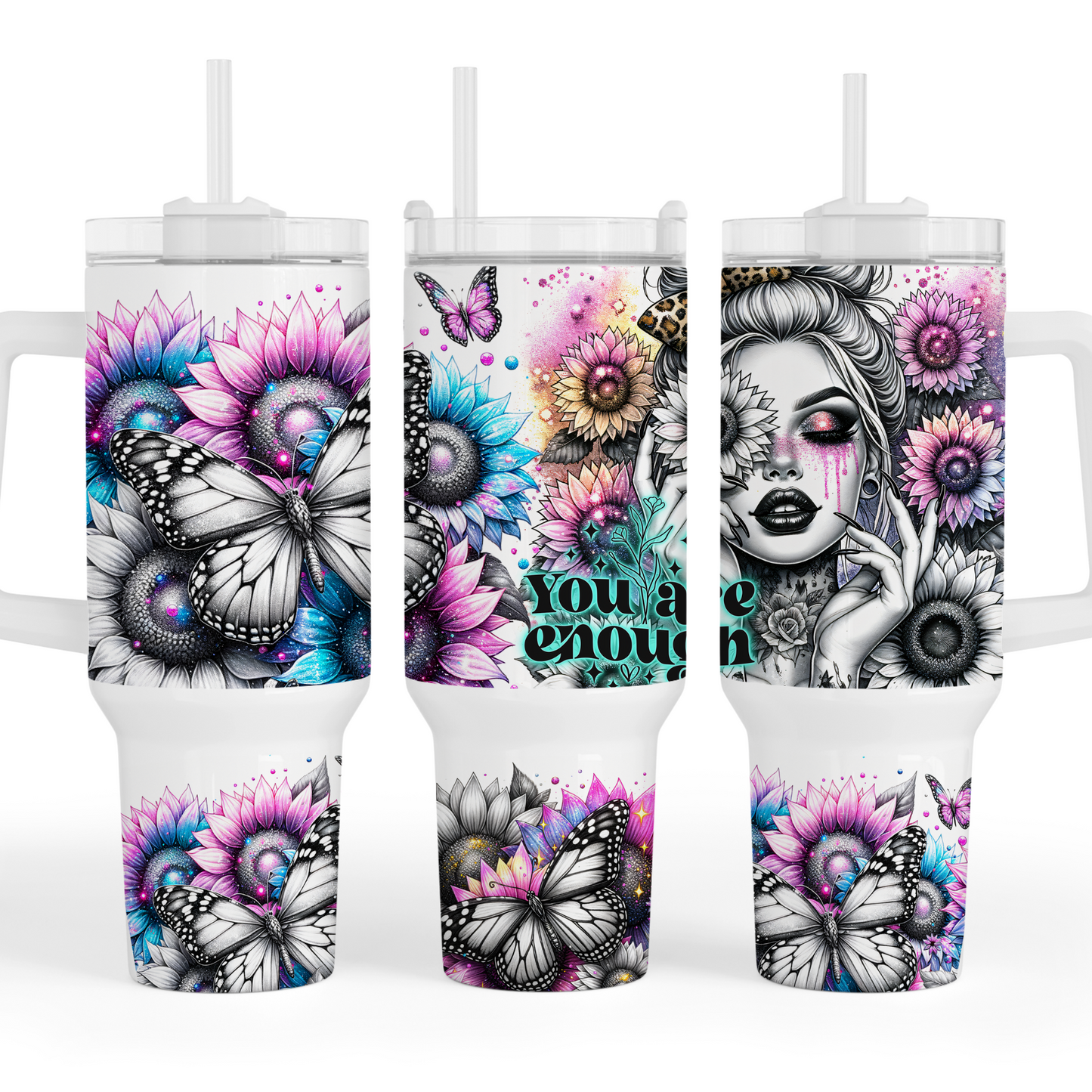 You Are Enough, Sublimation Transfer, 40 oz.