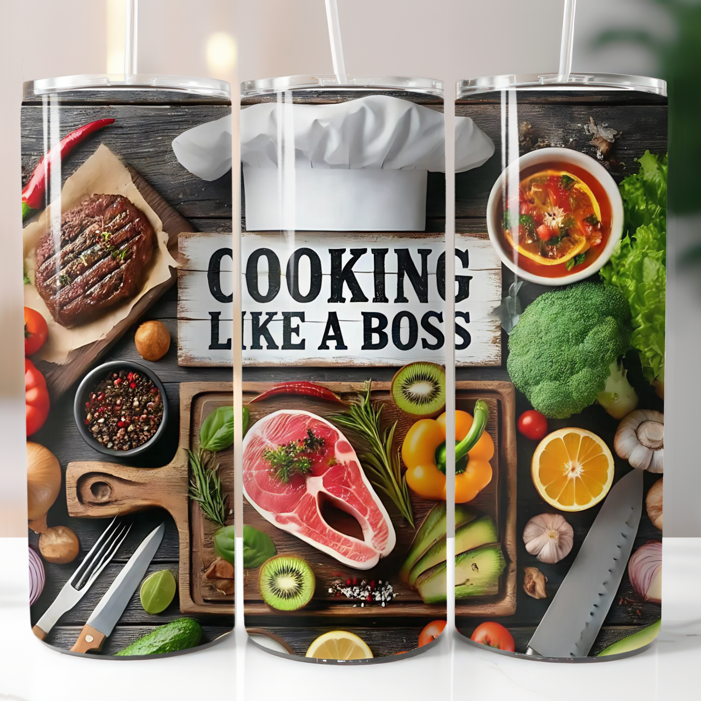 Chef Cooking Like A Boss