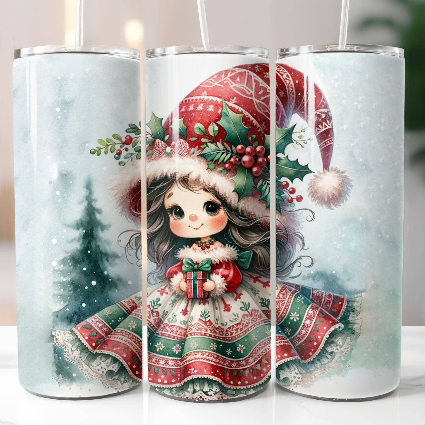 Christmas Girl, Sublimation Prints