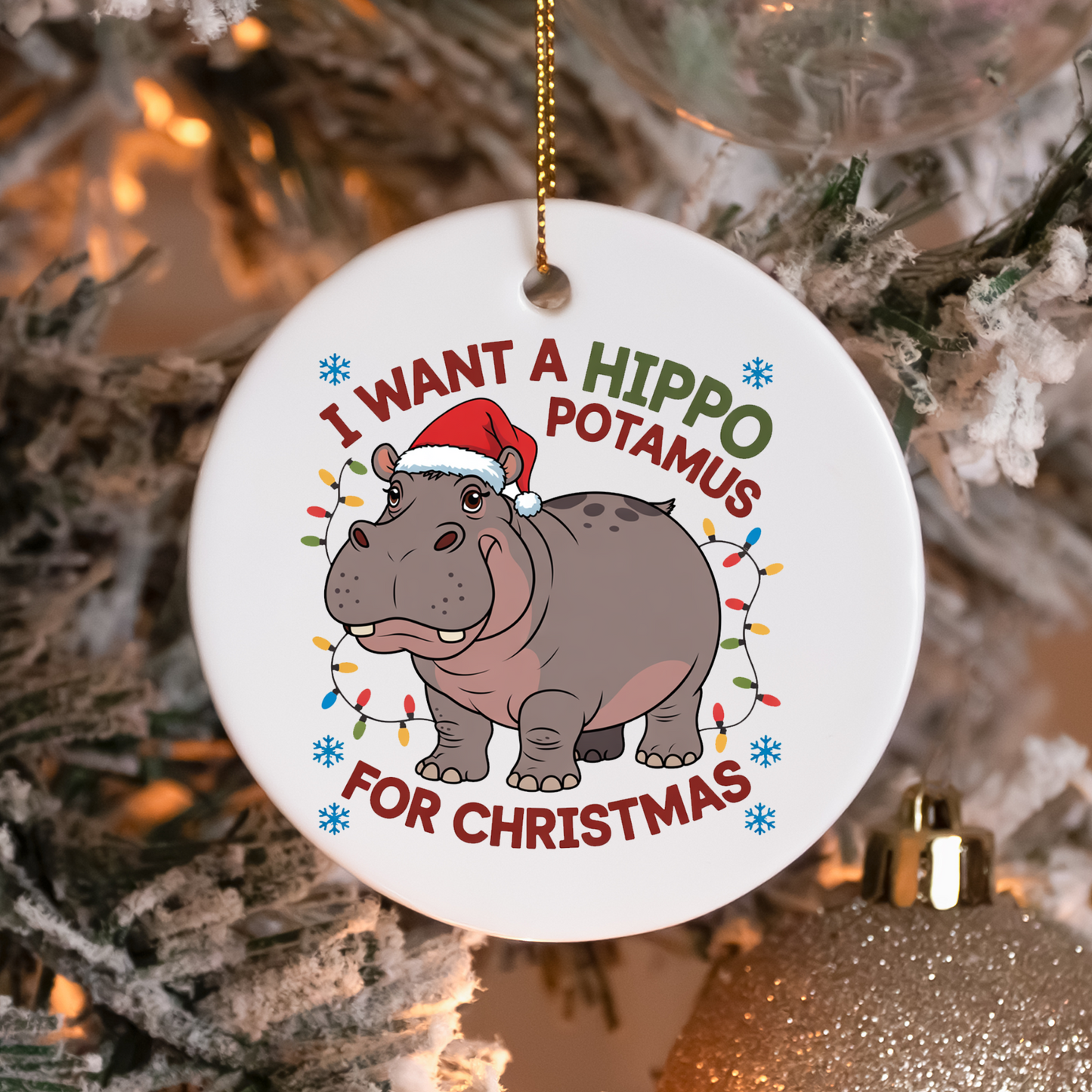 I Want A Hippo Sublimation Transfers