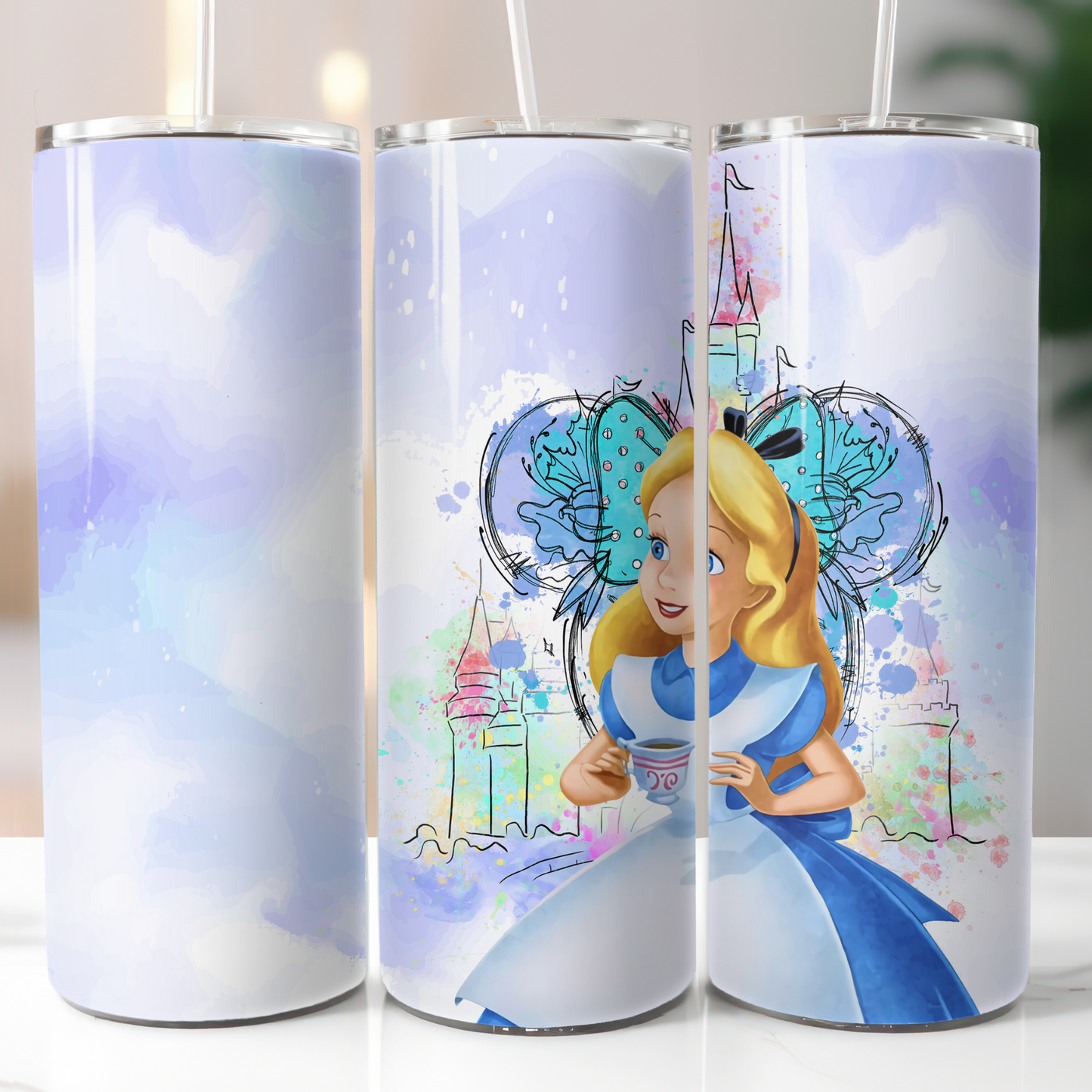 Princess Castle Bow, Sublimation Transfer