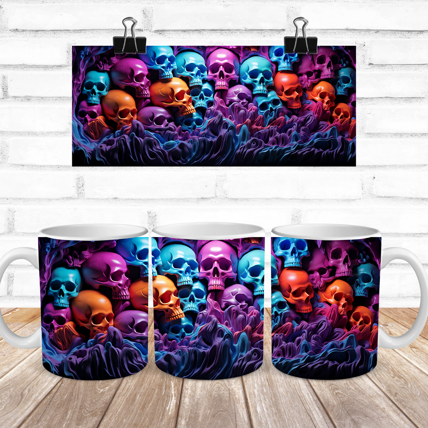 Colorful Skulls