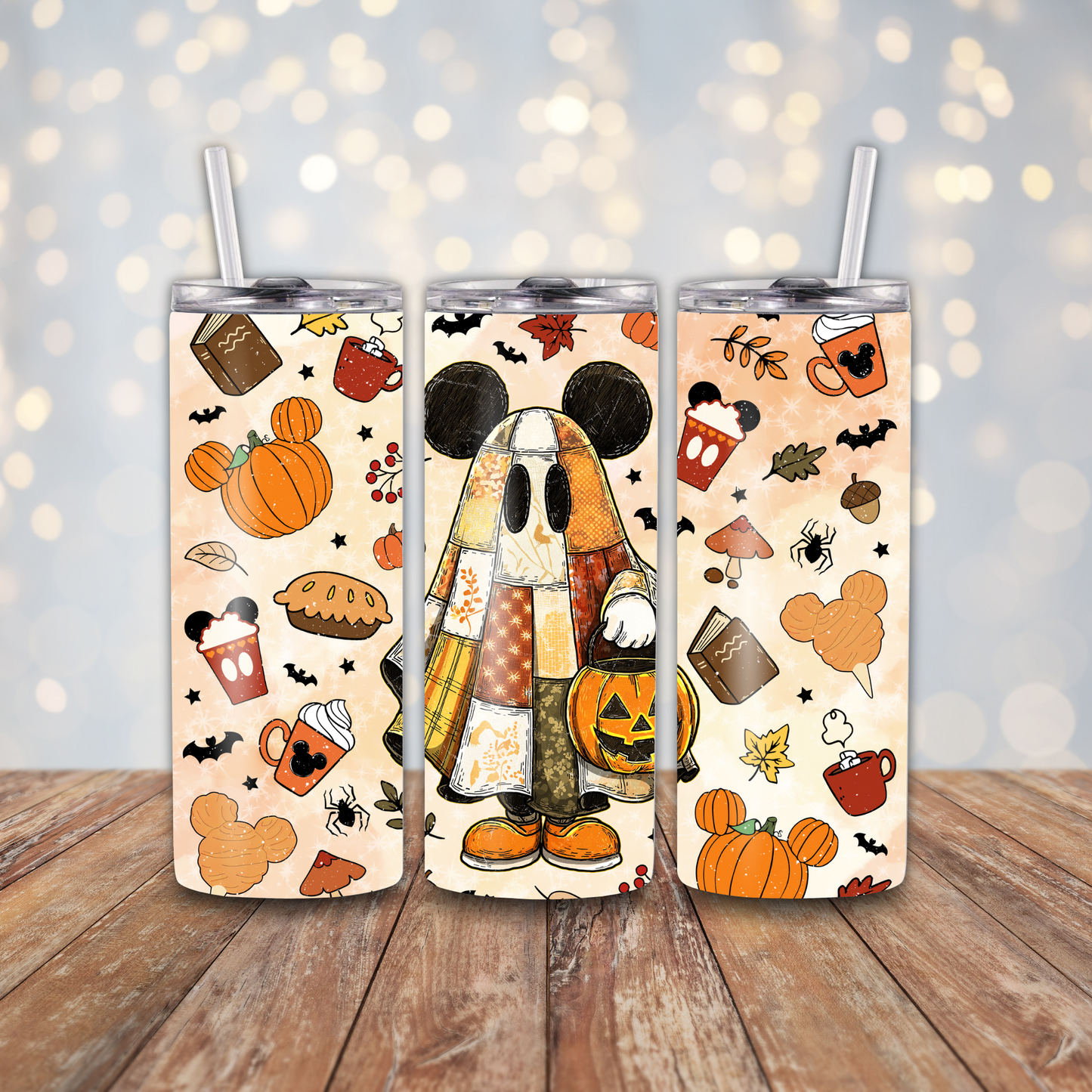 Boy Mouse Patchwork Halloween Sublimation Transfers
