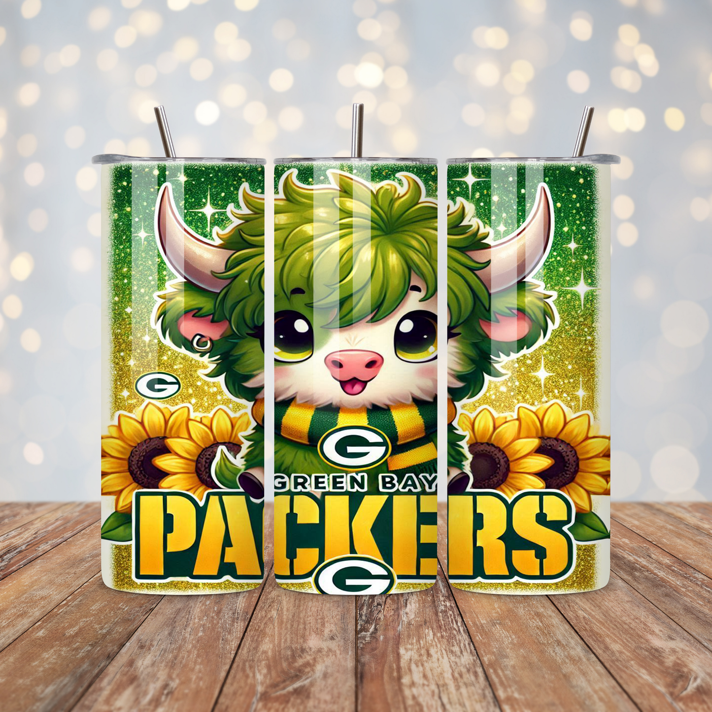 Football Highland Cow Sublimation Transfer