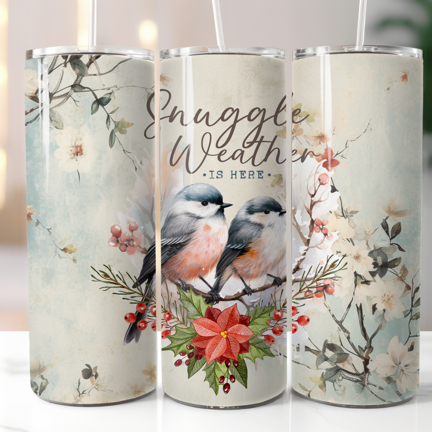 Vintage Christmas Winter, Sublimation, Ready To Press, Print Out Transfer, 20 oz, Skinny Tumbler Transfer, NOT A DIGITAL