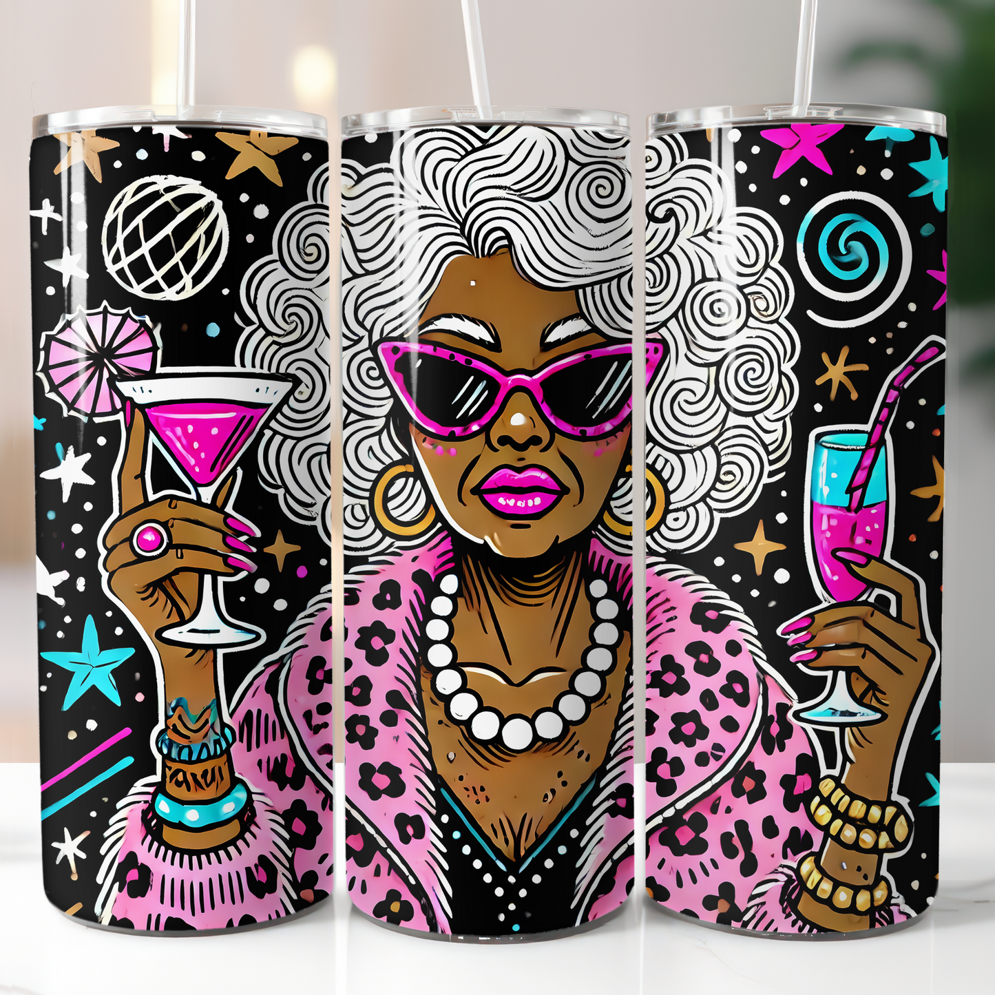 Black Woman Grandmother Sublimation Transfer