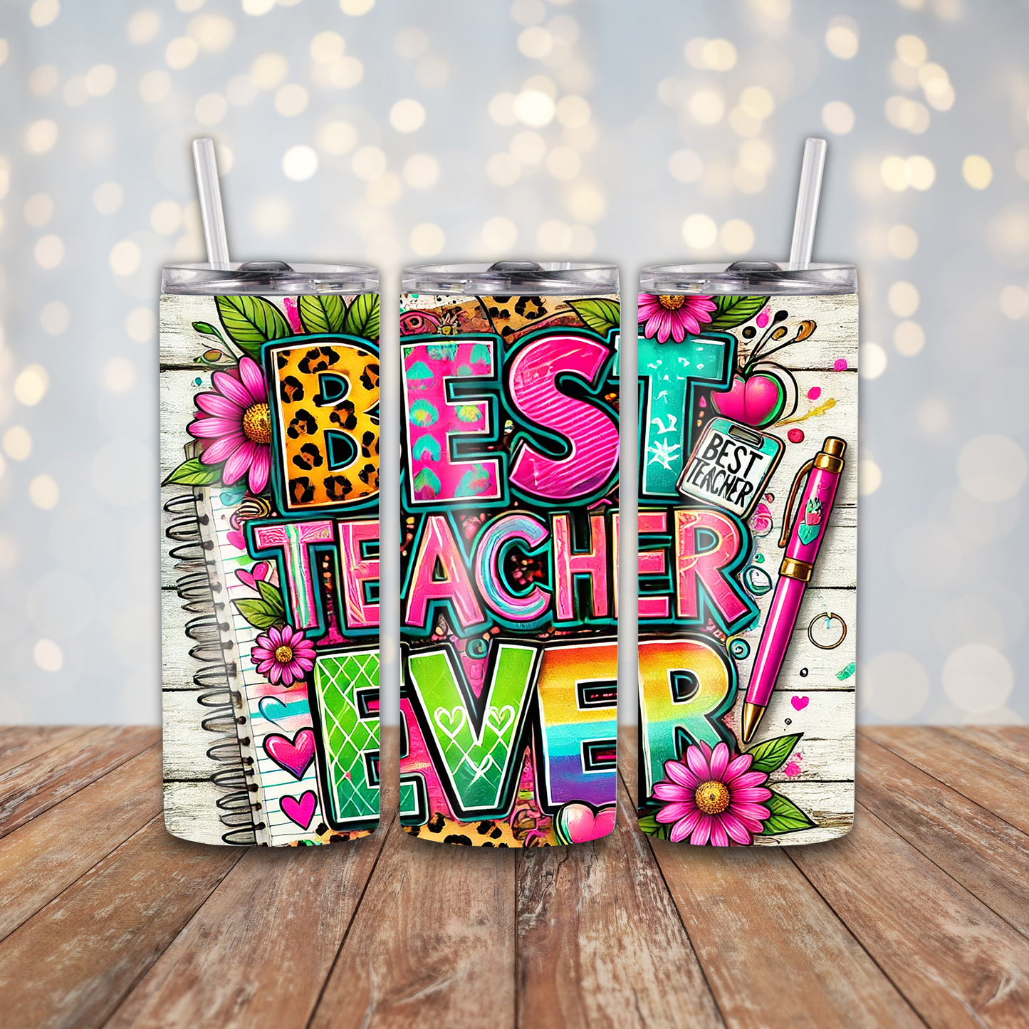 Best Teacher Ever Sublimation Transfers