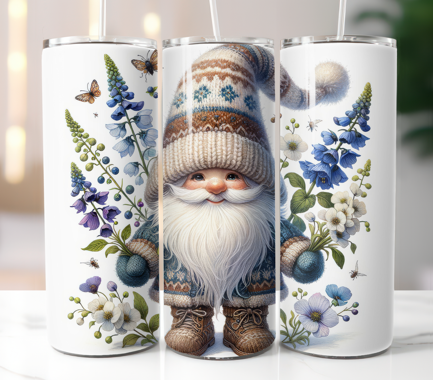 July Birth Flower Month, Sublimation Prints