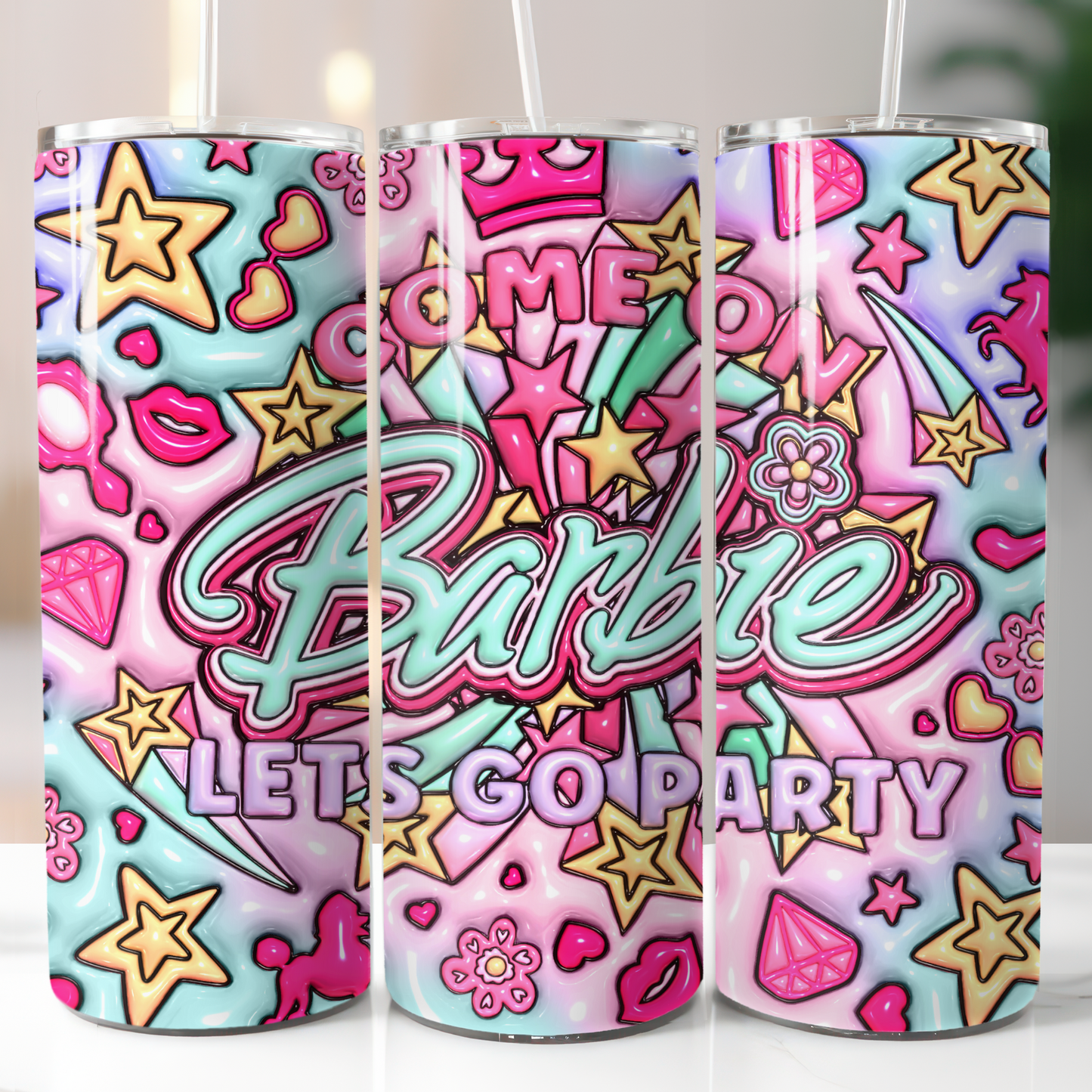 Barbie, Sublimation, Ready to Print, Ready To Press, Print Out Transfer, 20 oz, Skinny Tumbler Transfer, NOT A DIGITAL