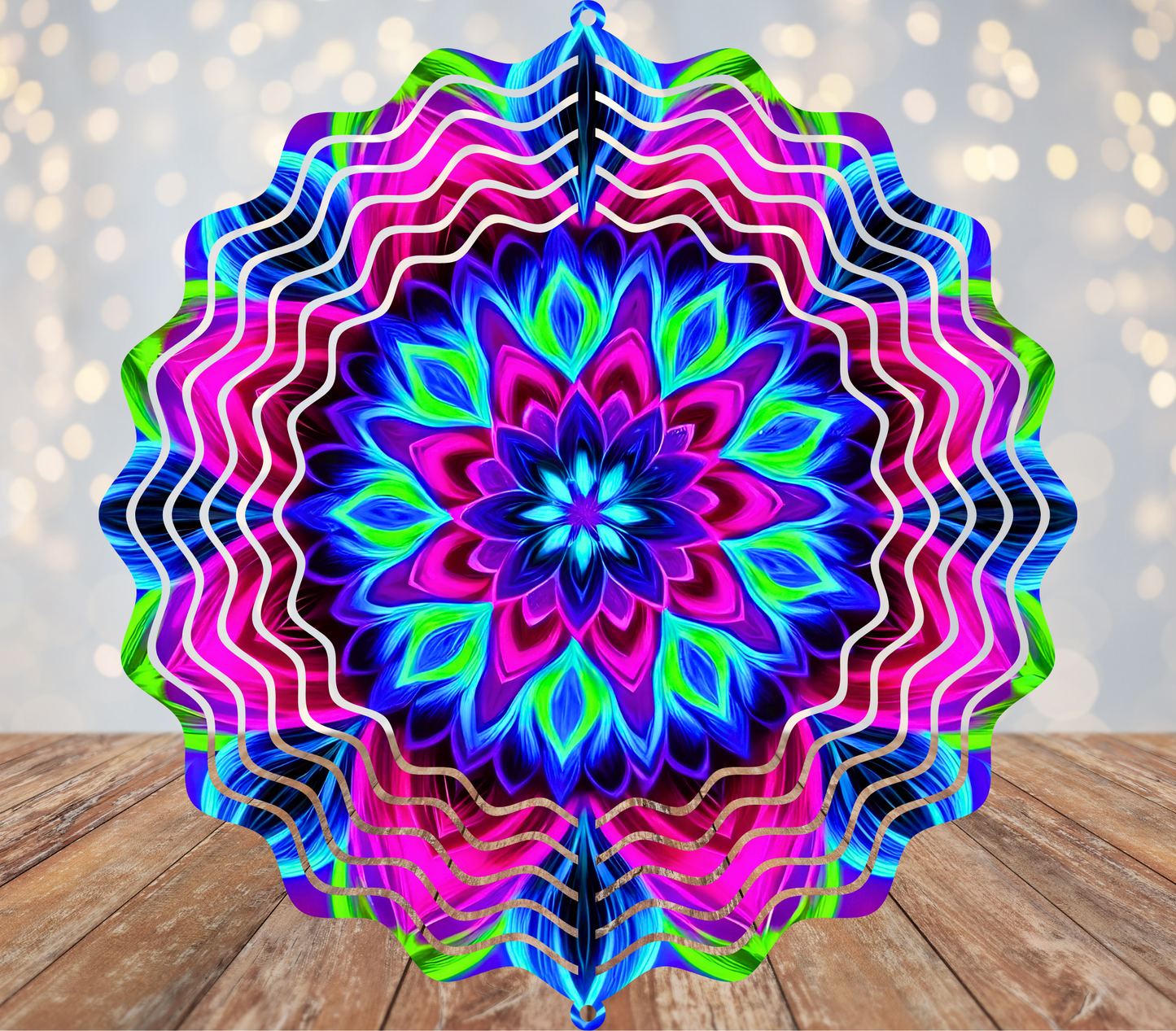 Flower Sunburst Wind Spinner