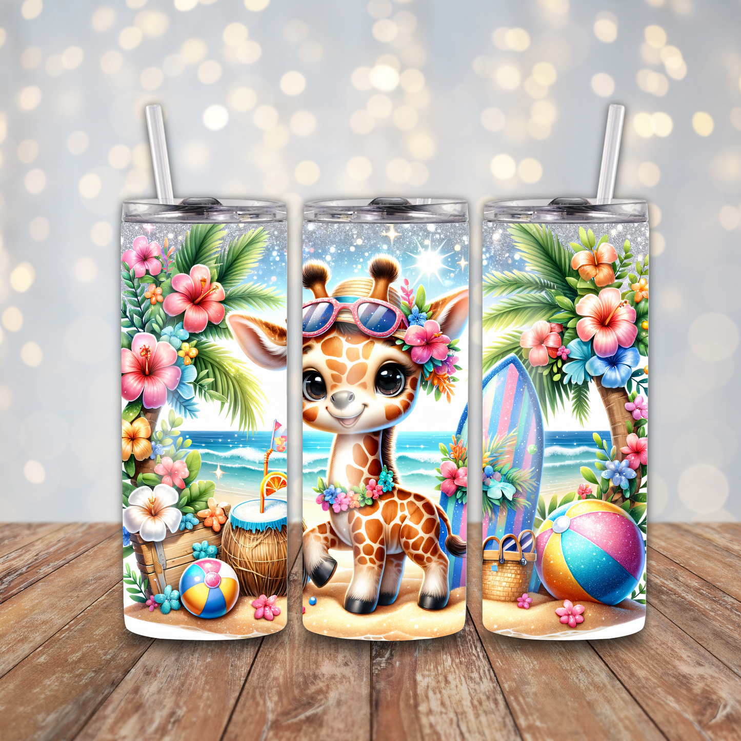 Summer Baby Giraffe Sublimation Transfers