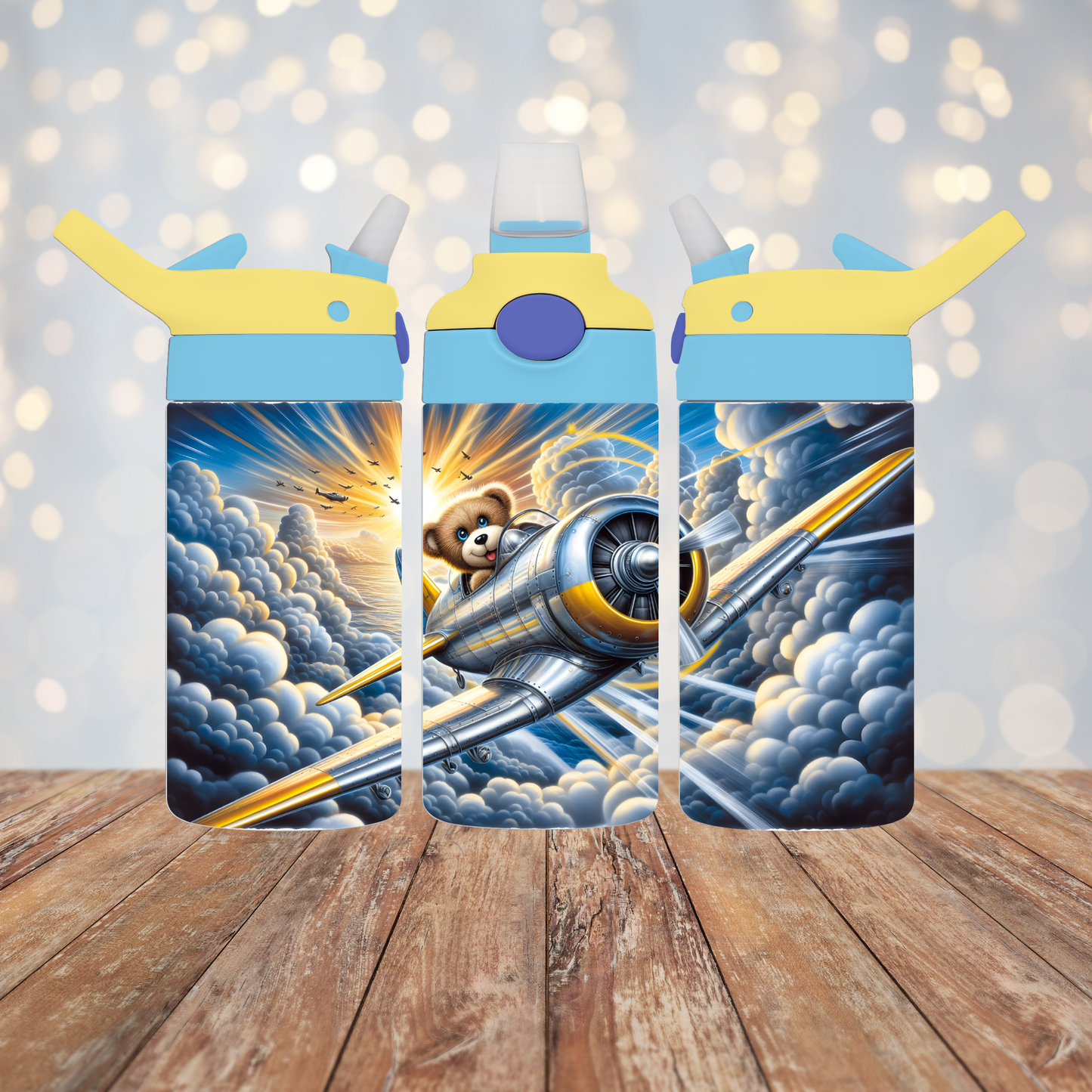 Bear and Airplane Sublimation Transfer