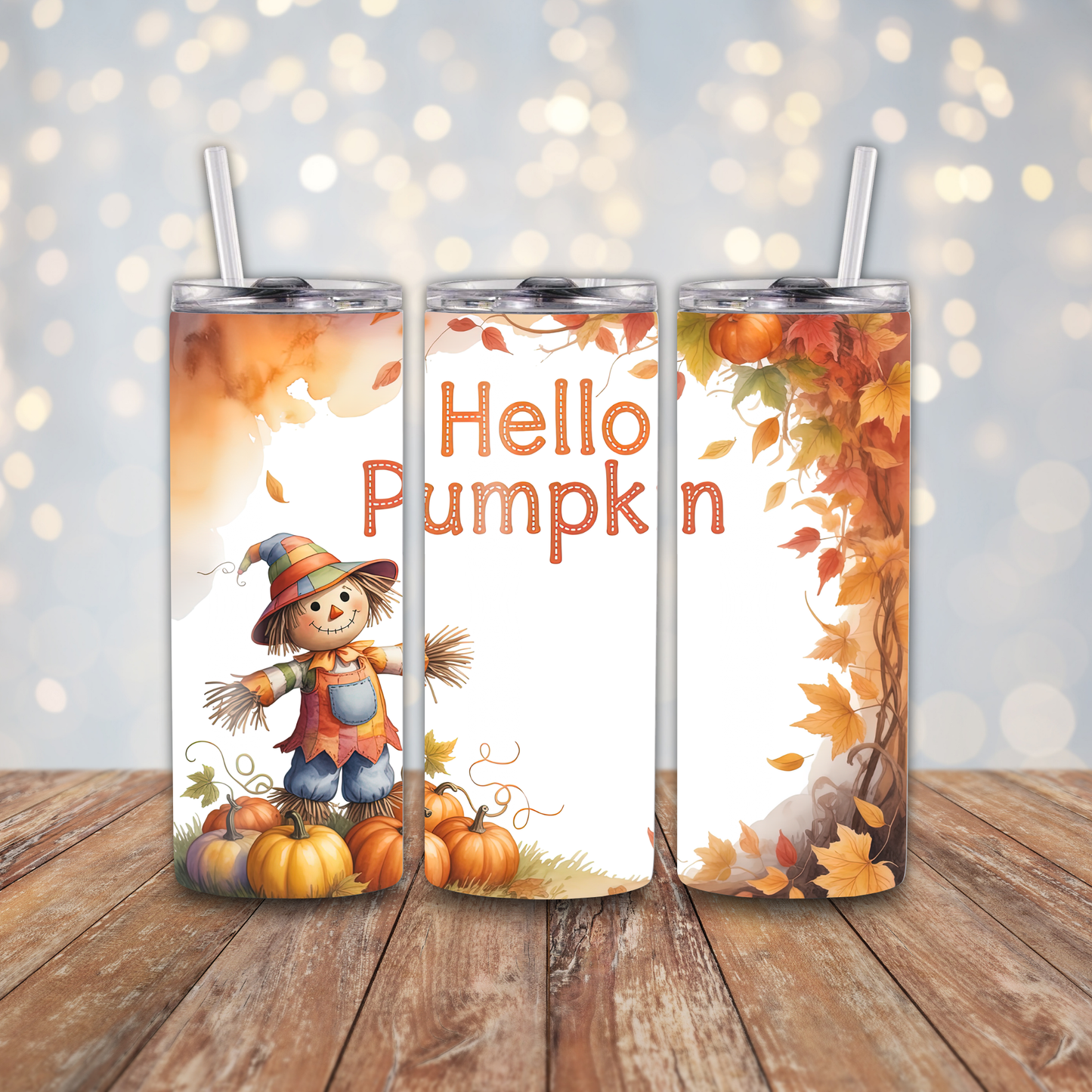 Hello Pumpkin Scarecrow Sublimation Transfers