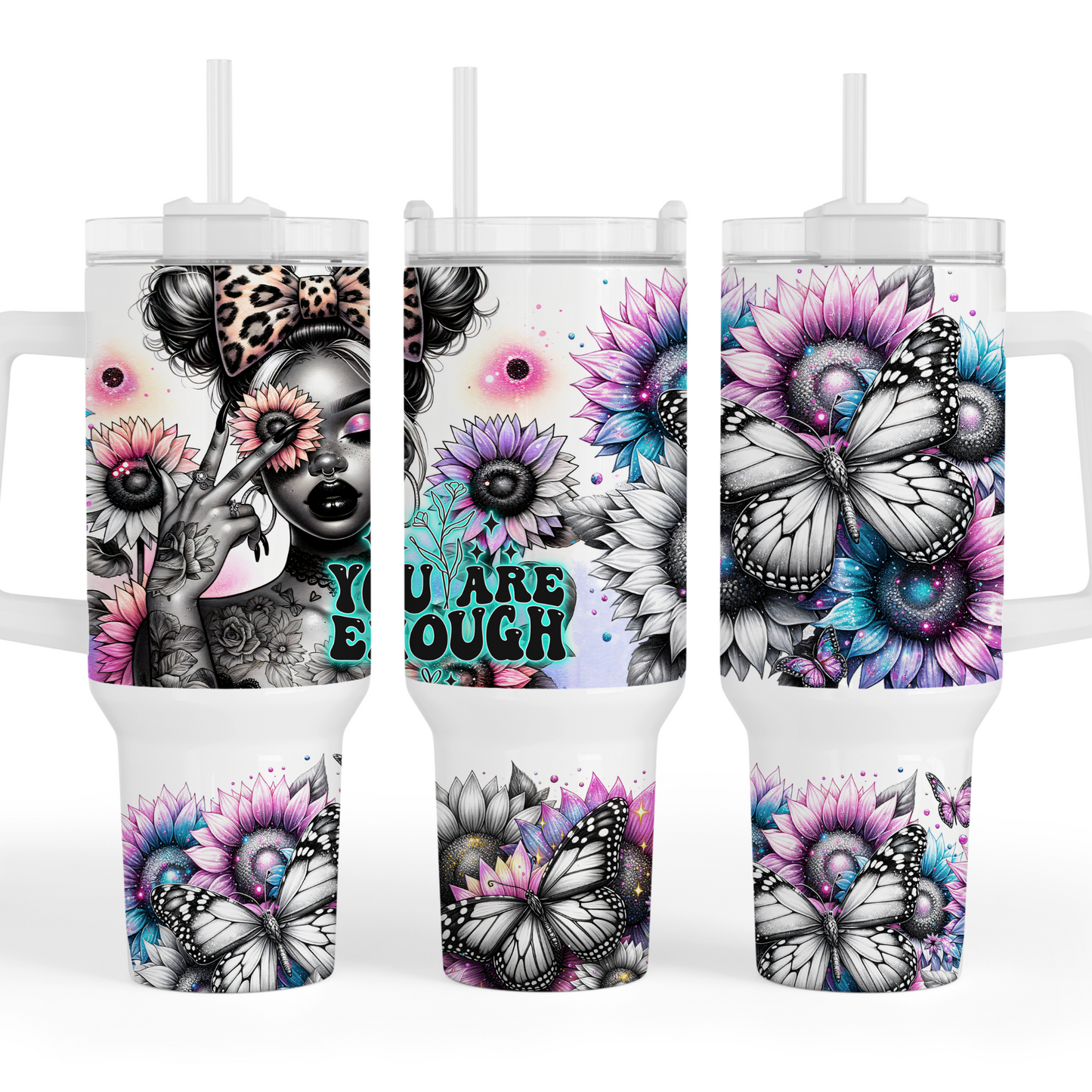 You Are Enough, Sublimation Transfer, 40 oz.