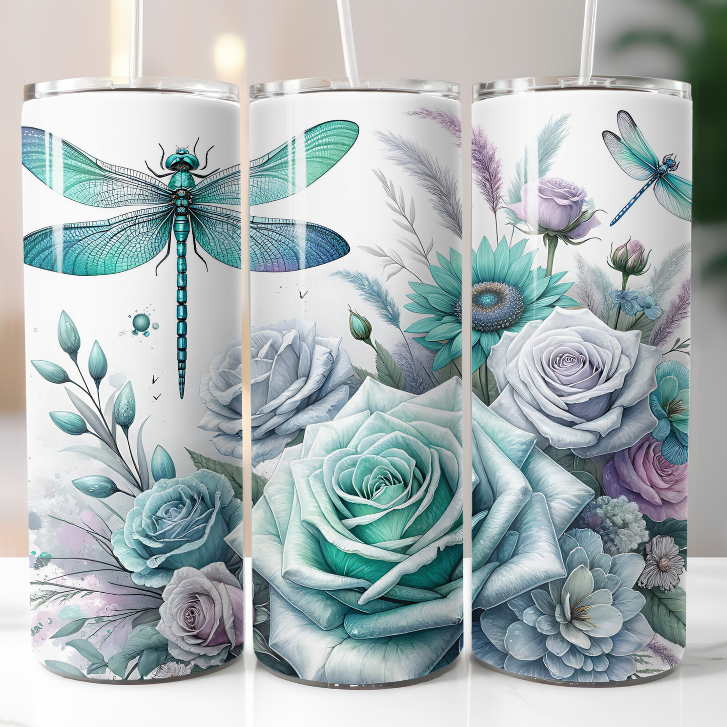 Blue Dragonfly Roses