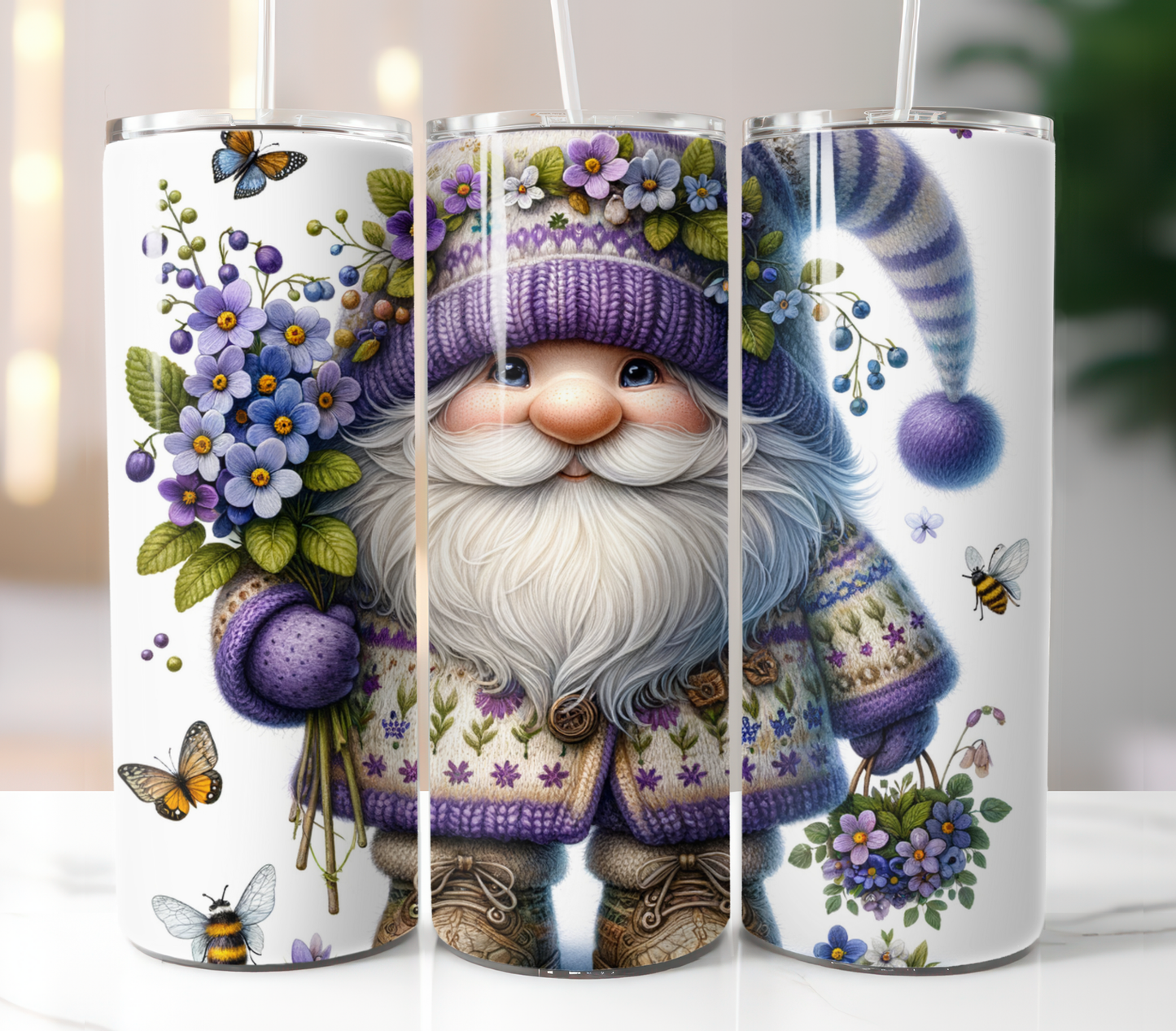 February Birth Flower Month, Sublimation Prints