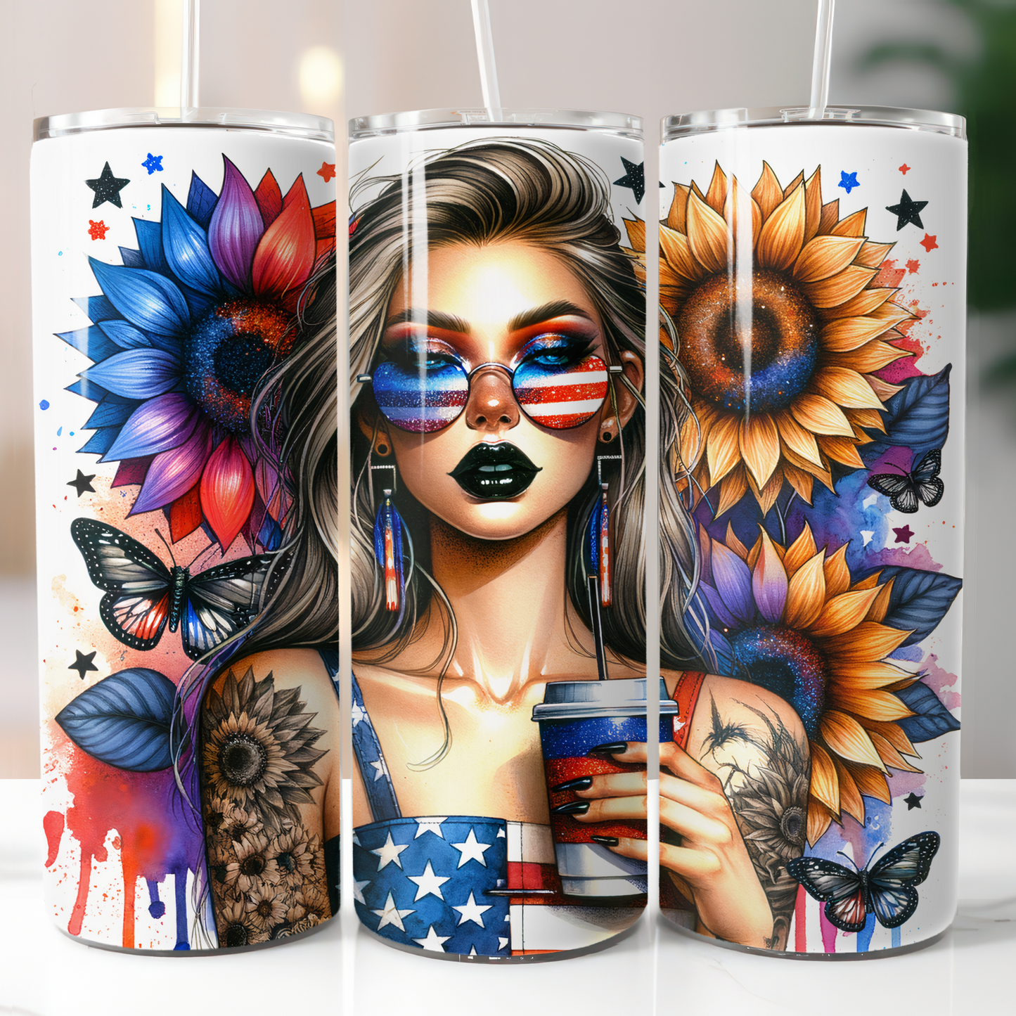 America Woman, Sublimation Transfer
