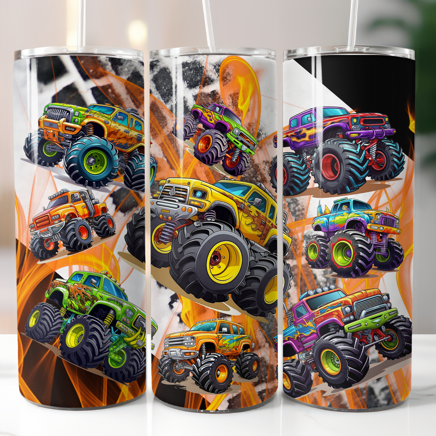 Monster Truck Sublimation Transfers