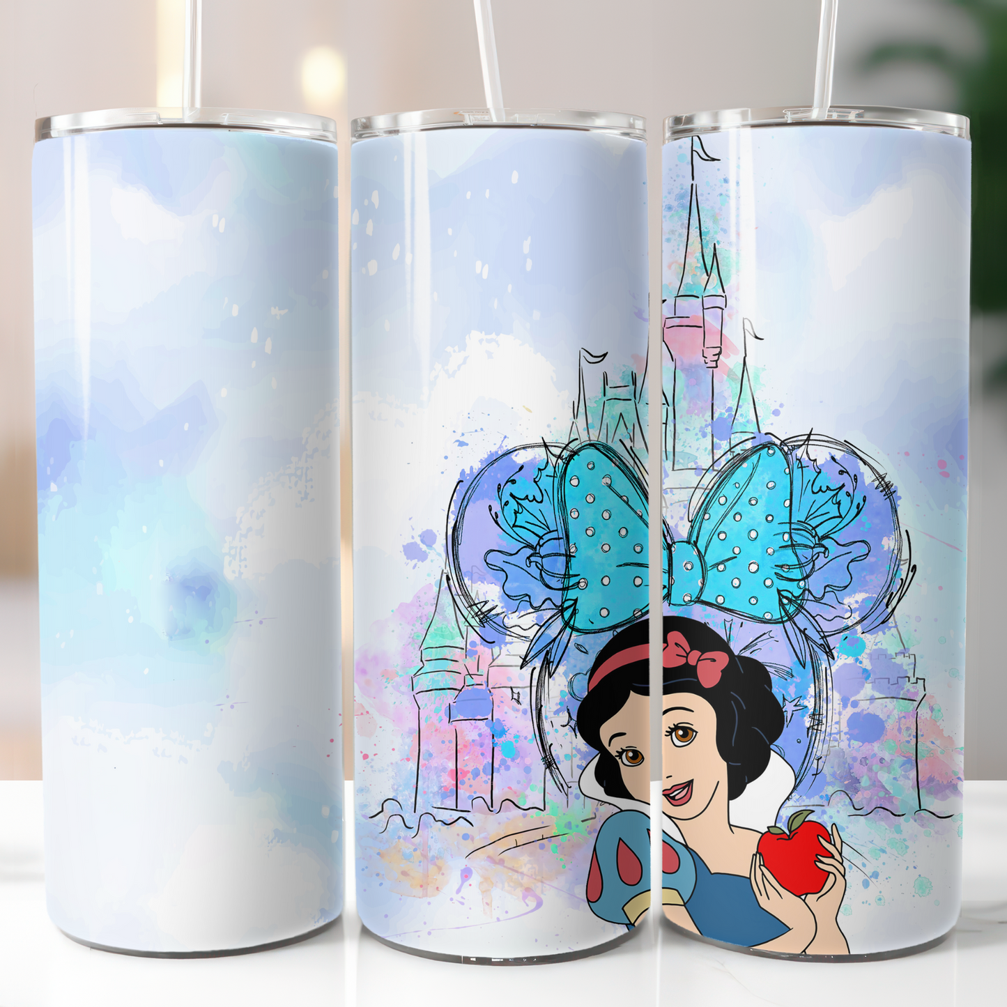 Princess Castle Bow, Sublimation Transfer