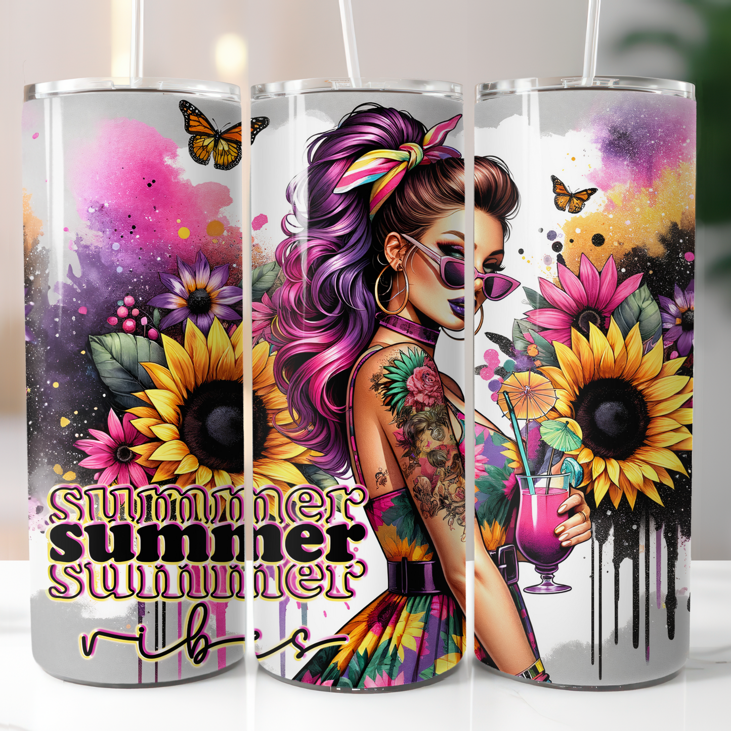 Summer Vibes, Sublimation Transfer
