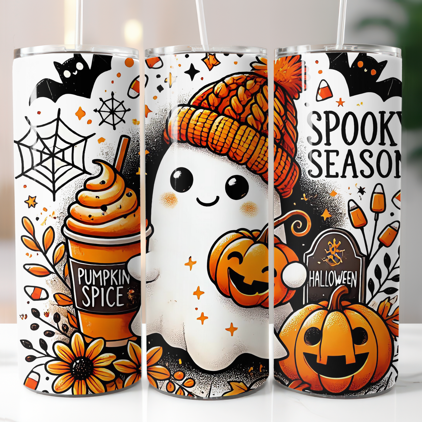 Spooky Season Ghost Sublimation Transfers