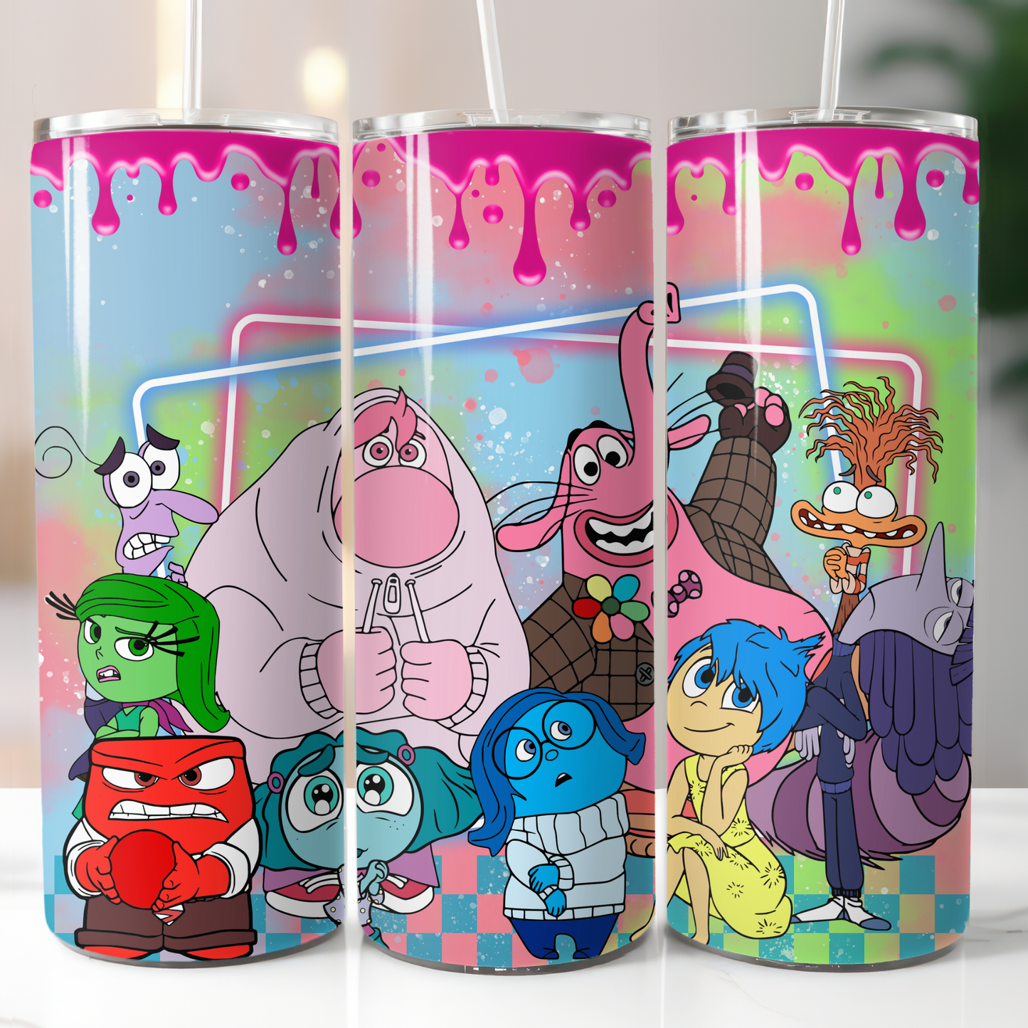 Emotions Pink Drip, Sublimation Prints