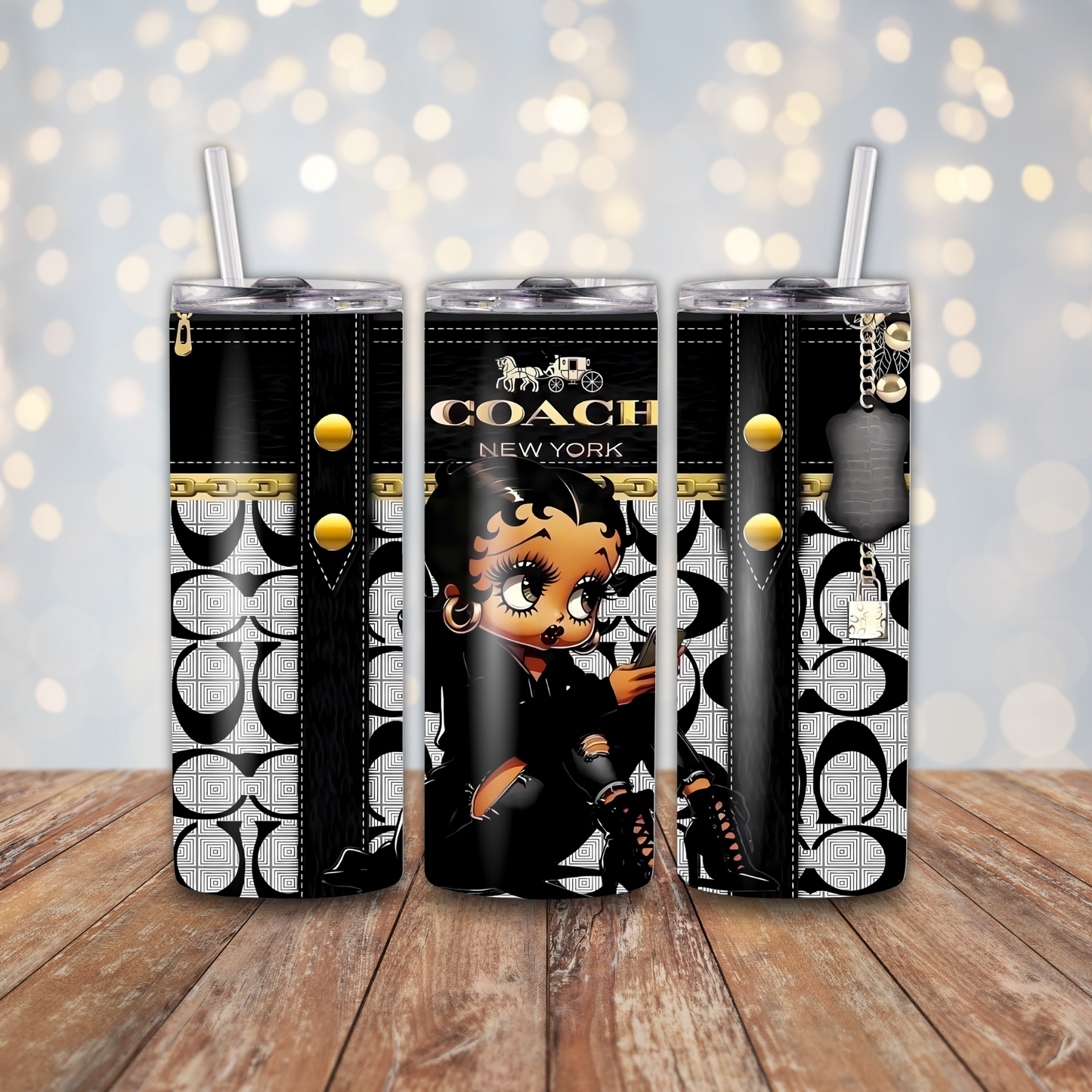 Betty Black Designer Sublimation Transfers