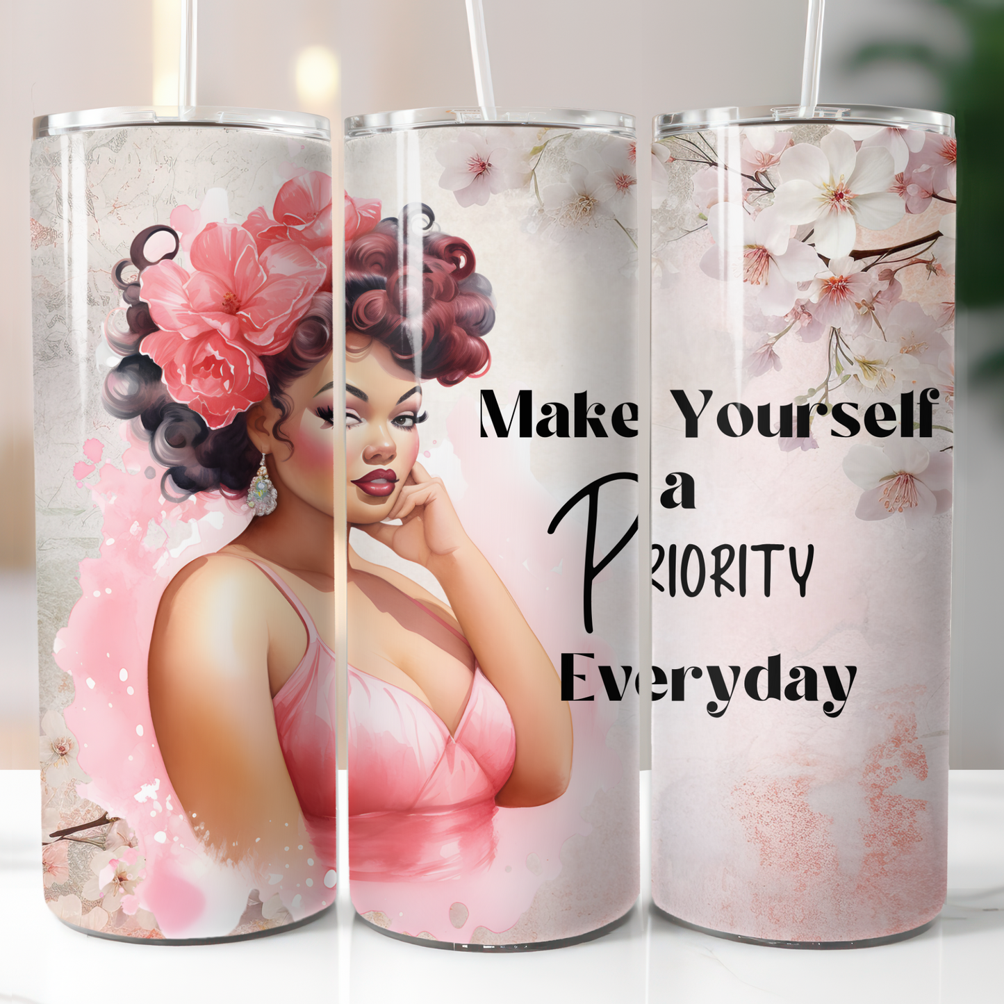 Pin-up Black Woman, Sublimation Transfer