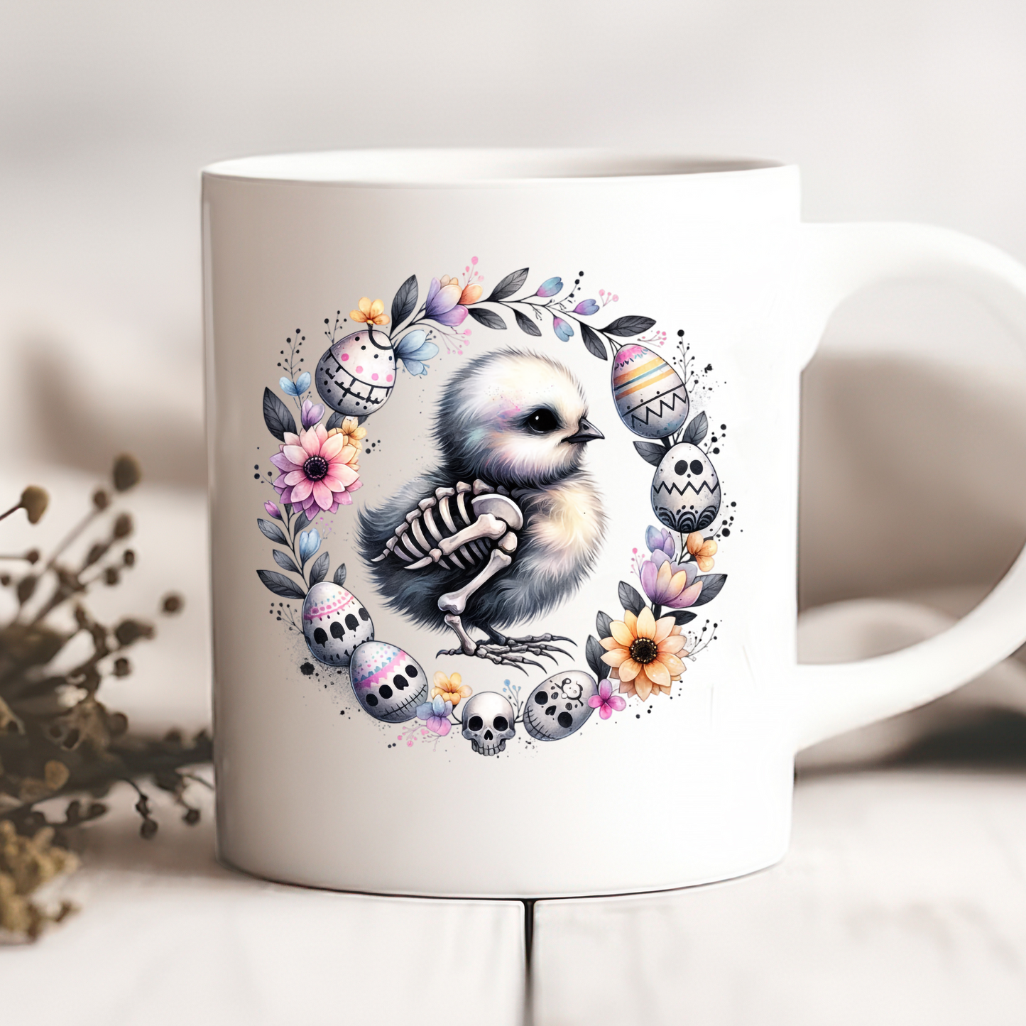 Gothic Easter Mug, Sublimation Transfers