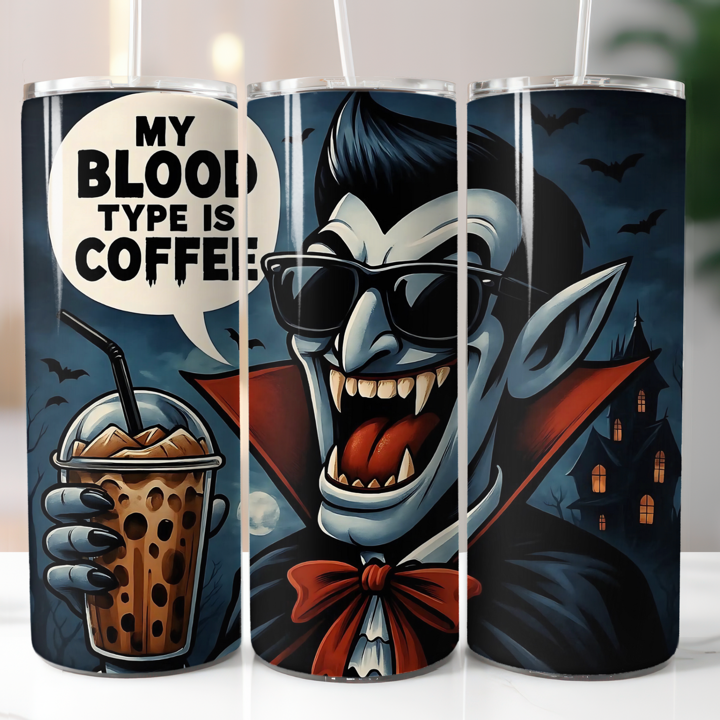 My Blood Type is Coffee Sublimation Transfers