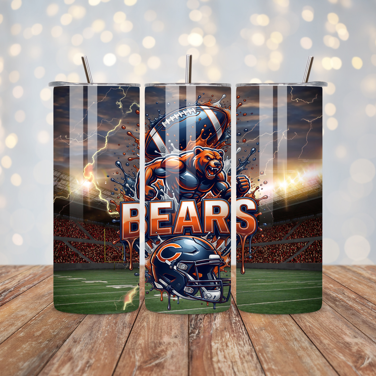 Football Field Design Sublimation Transfer