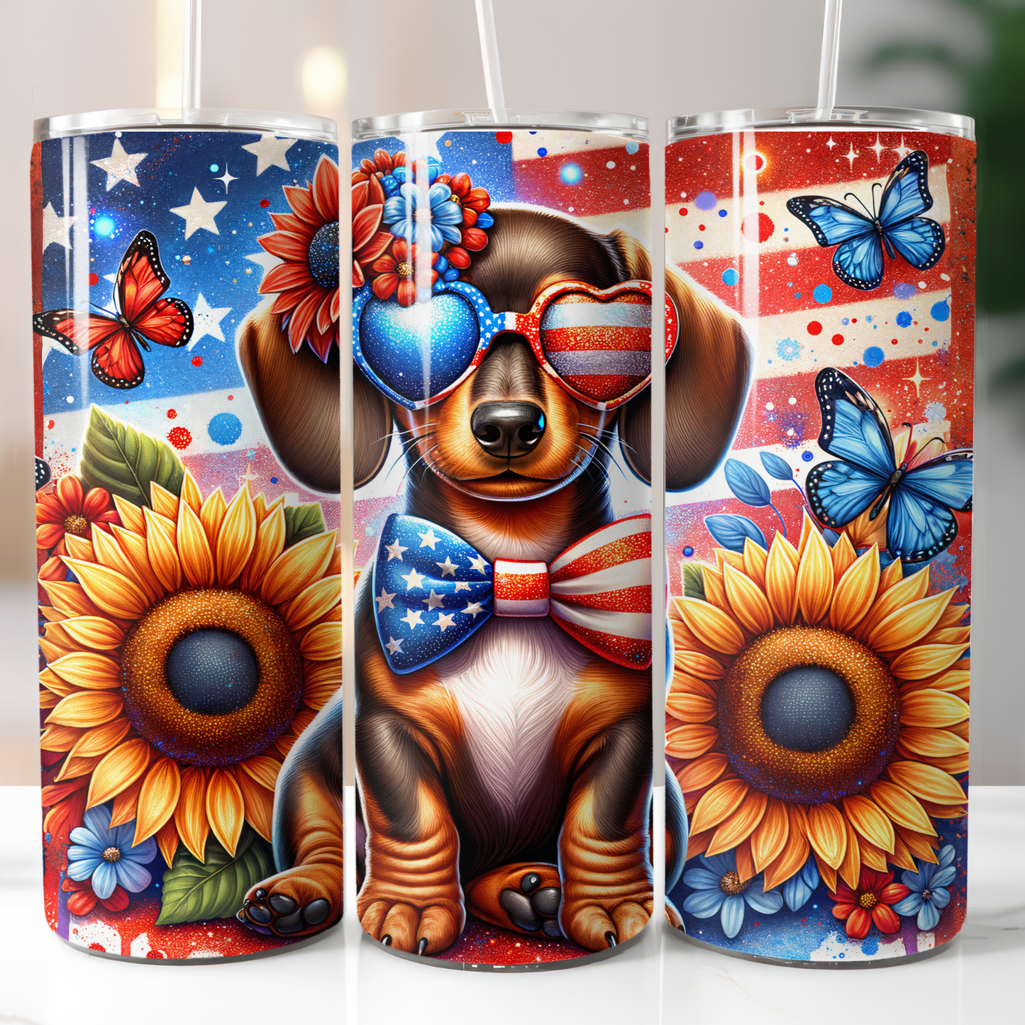 American Dachshund, Sublimation Transfer