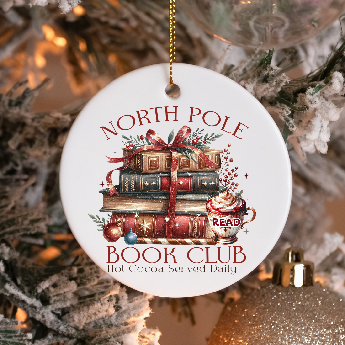 North Pole Book Club Sublimation Transfers