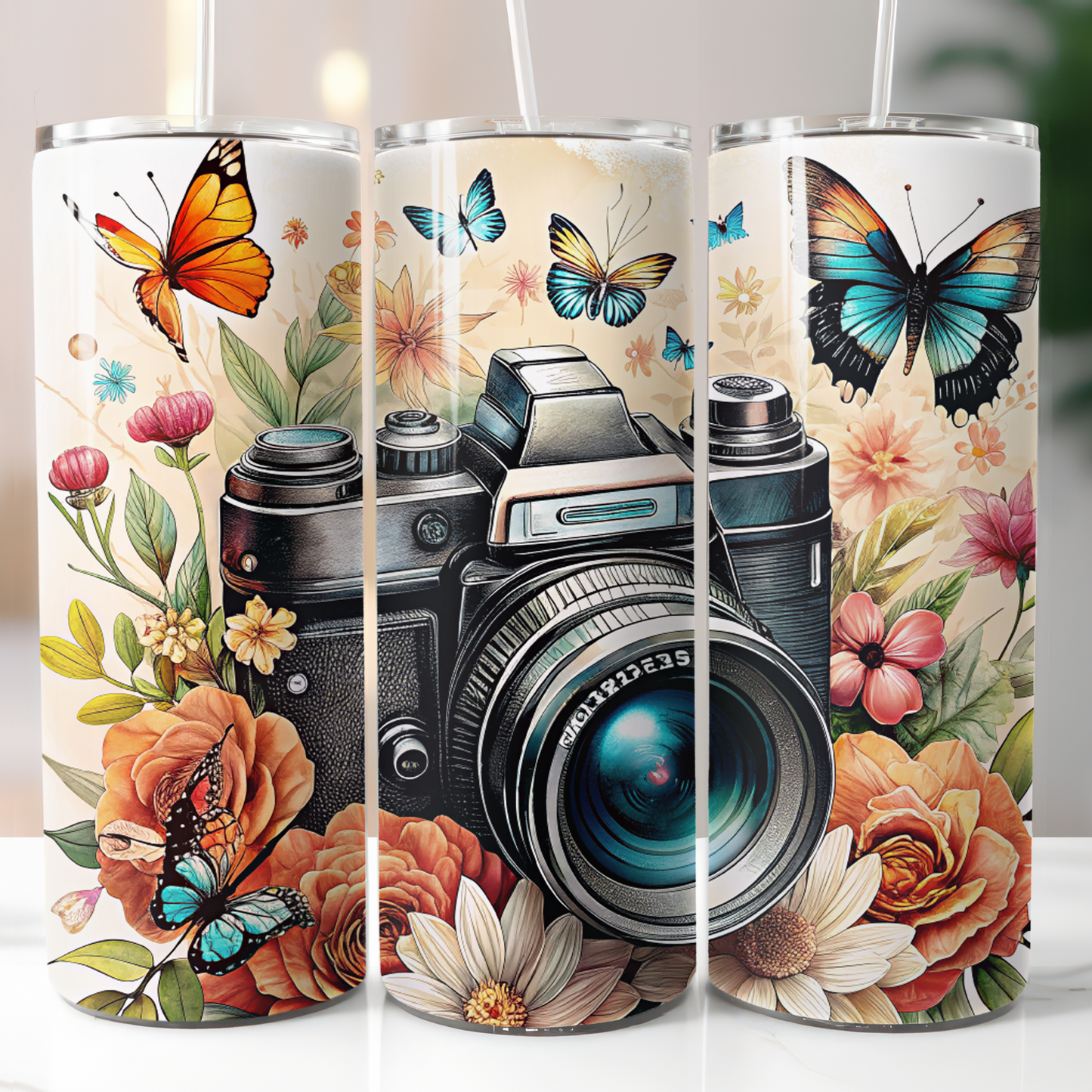 Camera Floral, Sublimation Transfer