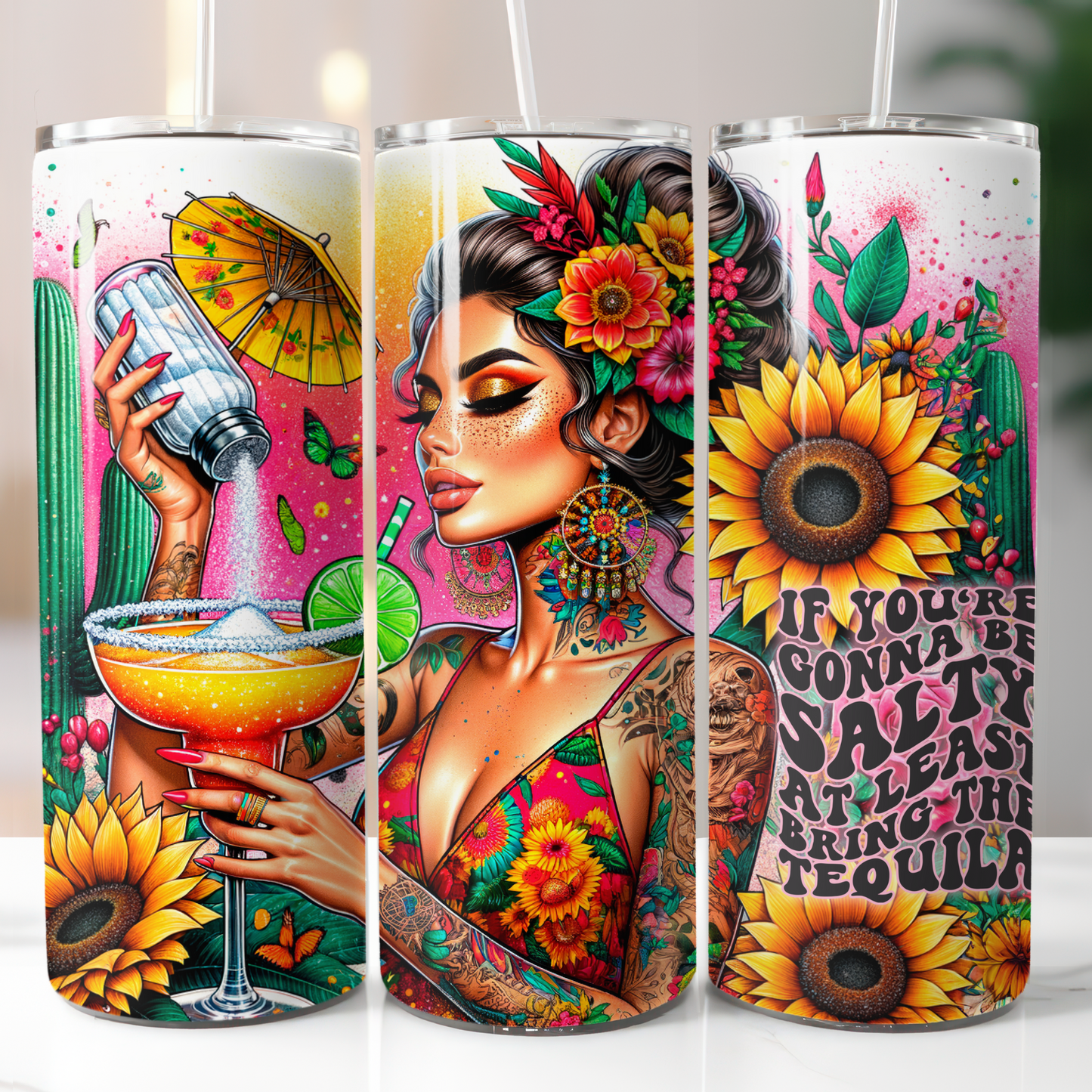 Salty Tequila, Sublimation Transfer