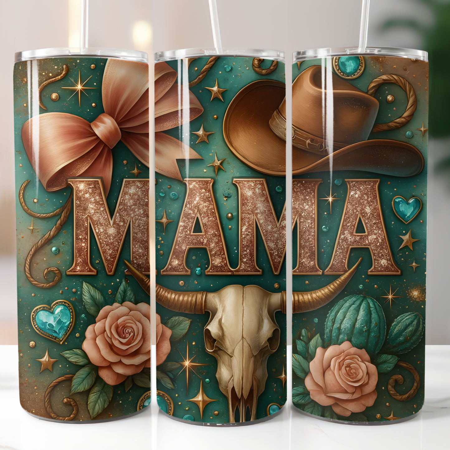Mama Country Western Sublimation Transfer