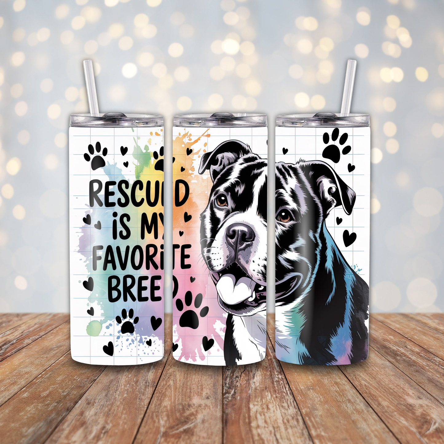 Rescue Is My Favorite Breed Sublimation Transfers