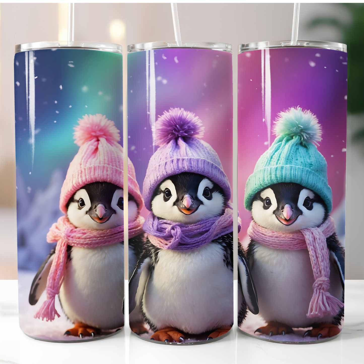 Cute Baby Penguins Sublimation Transfer
