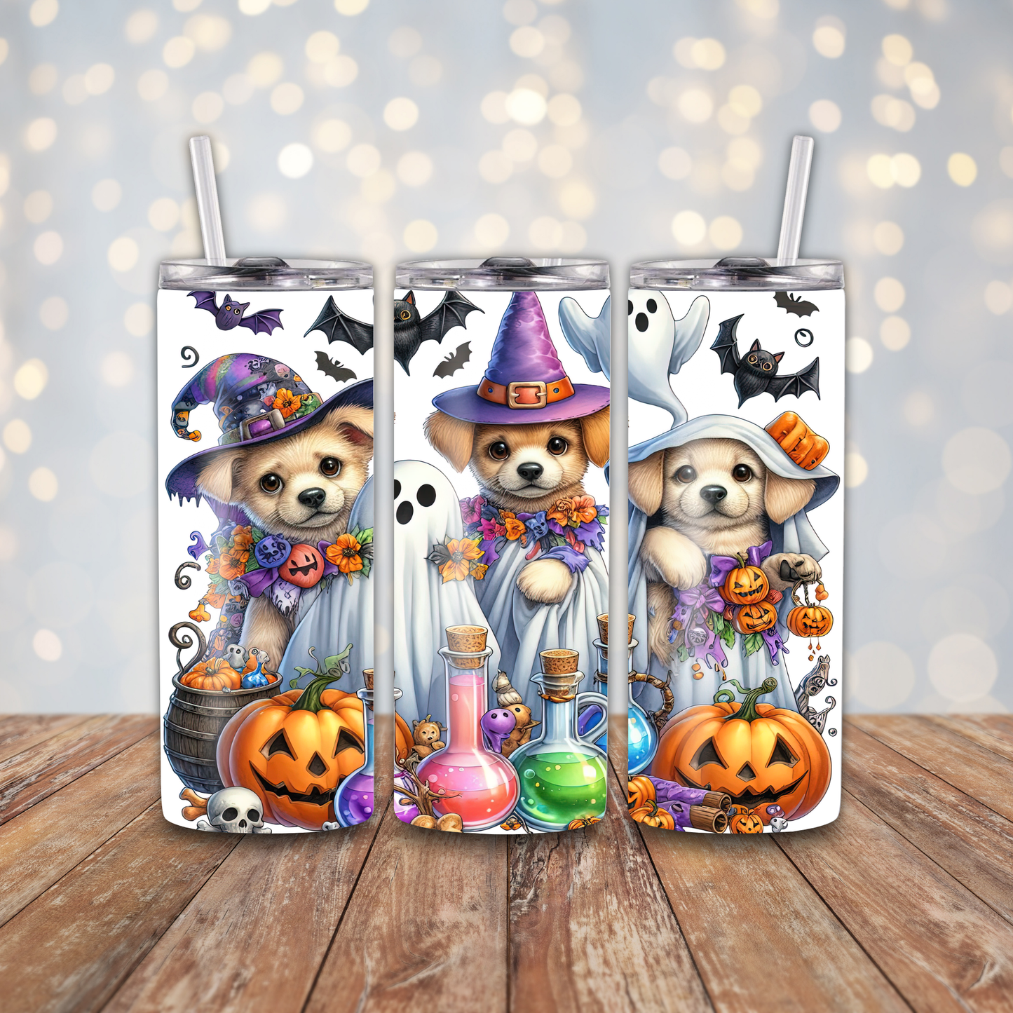 Puppies and Ghosts Sublimation Transfers