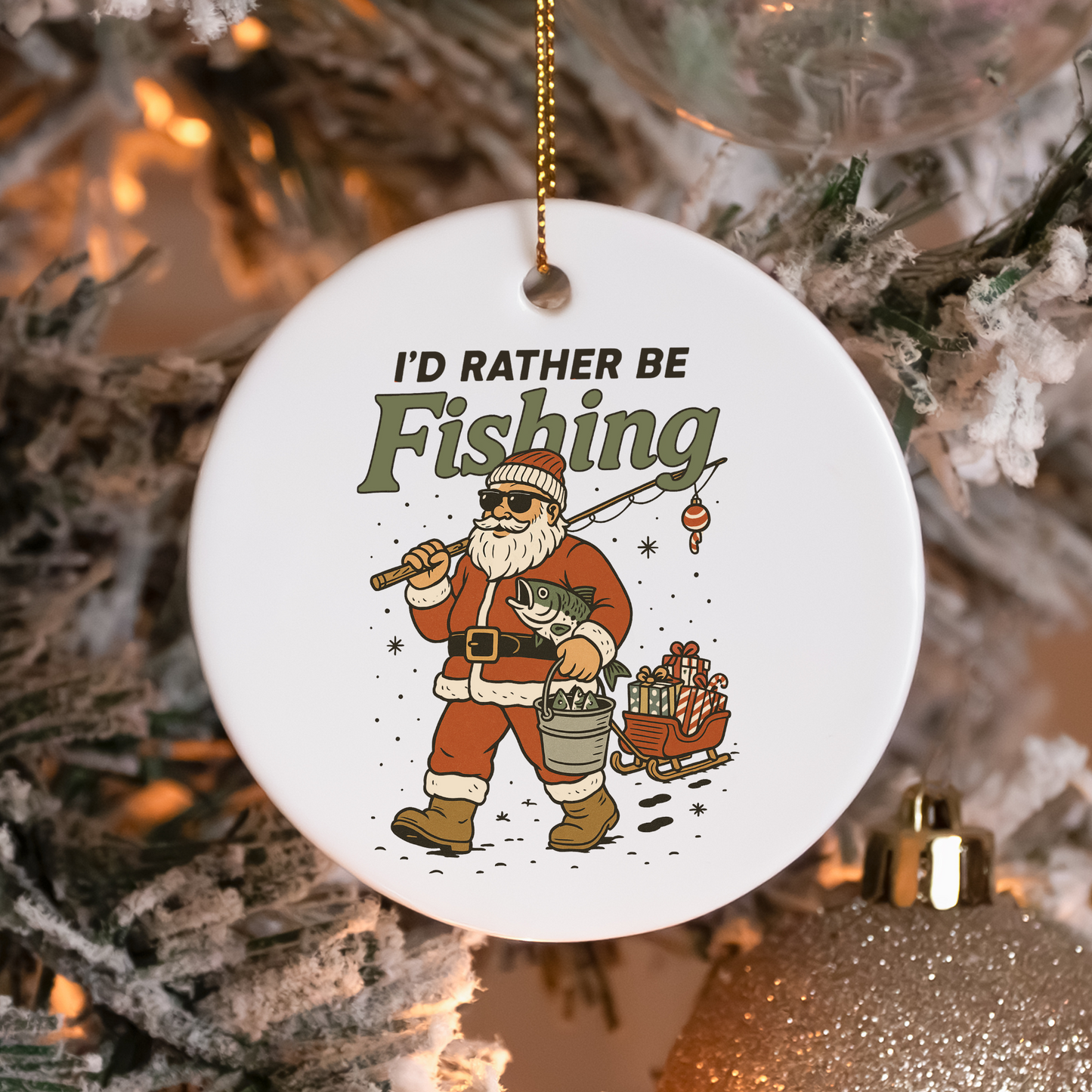 I'd Rather Be Fishing Sublimation Transfers