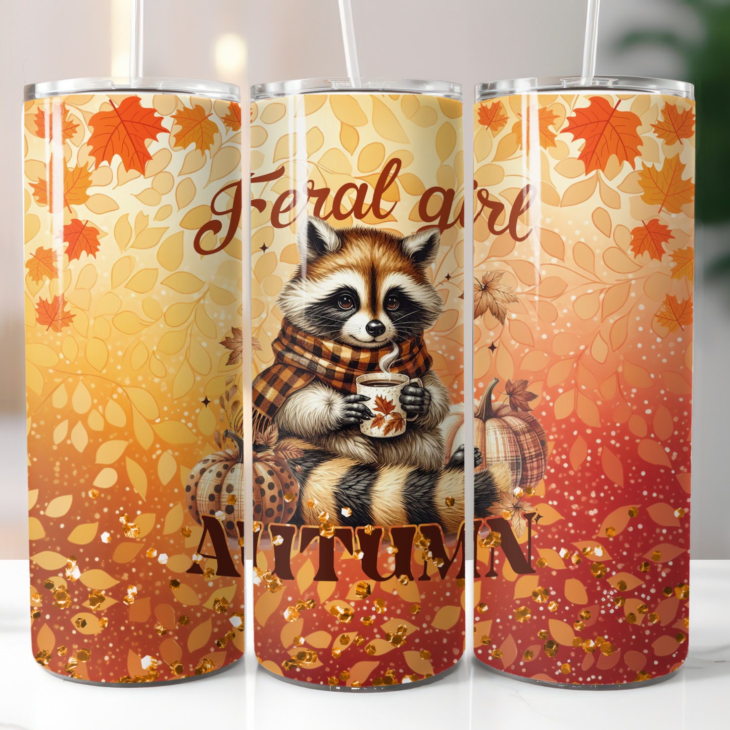 Feral Girl Autumn, Sublimation Transfer