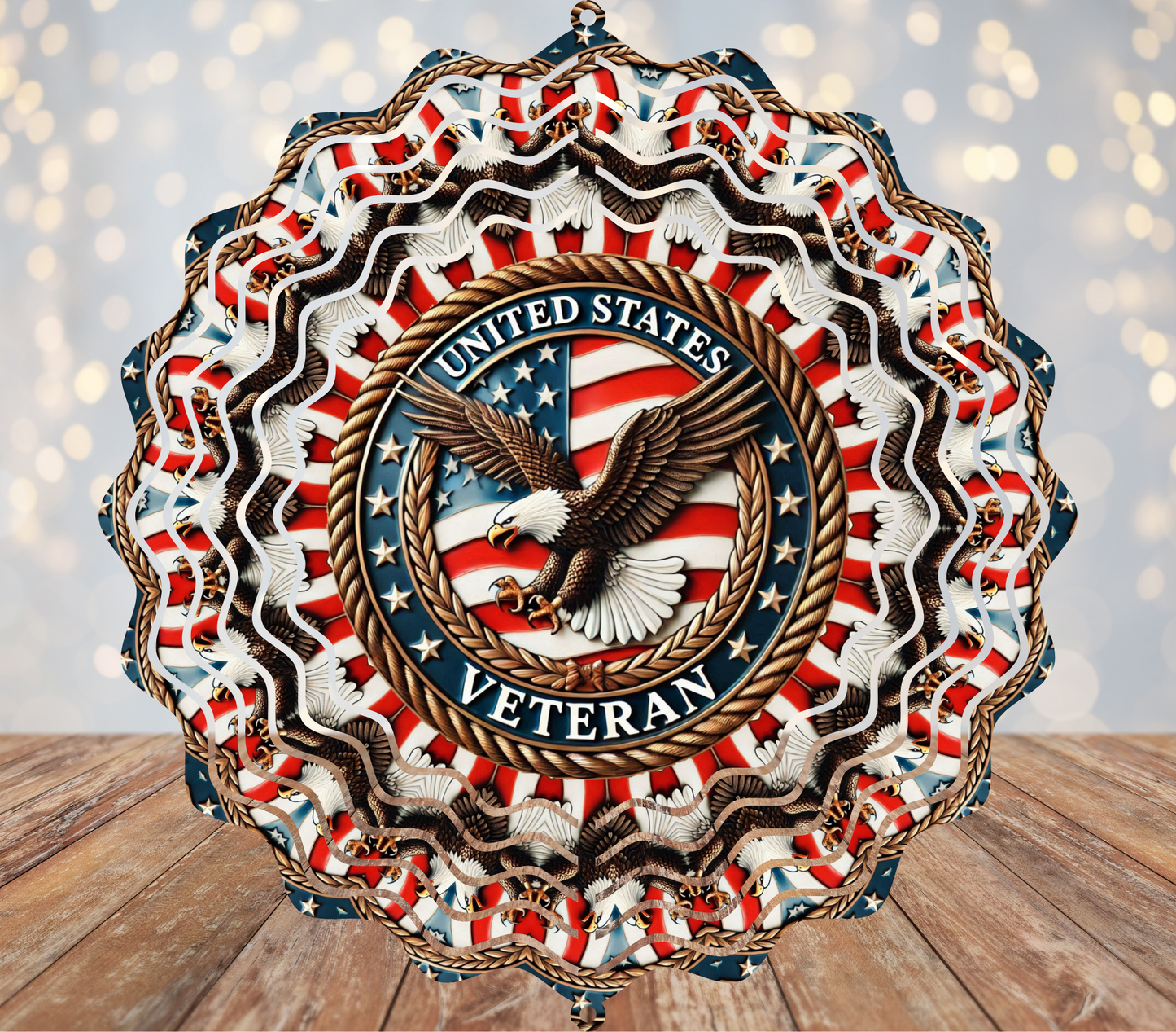 United States Veteran Wind Spinner