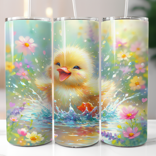 Yellow Baby Chicks Sublimation Transfers