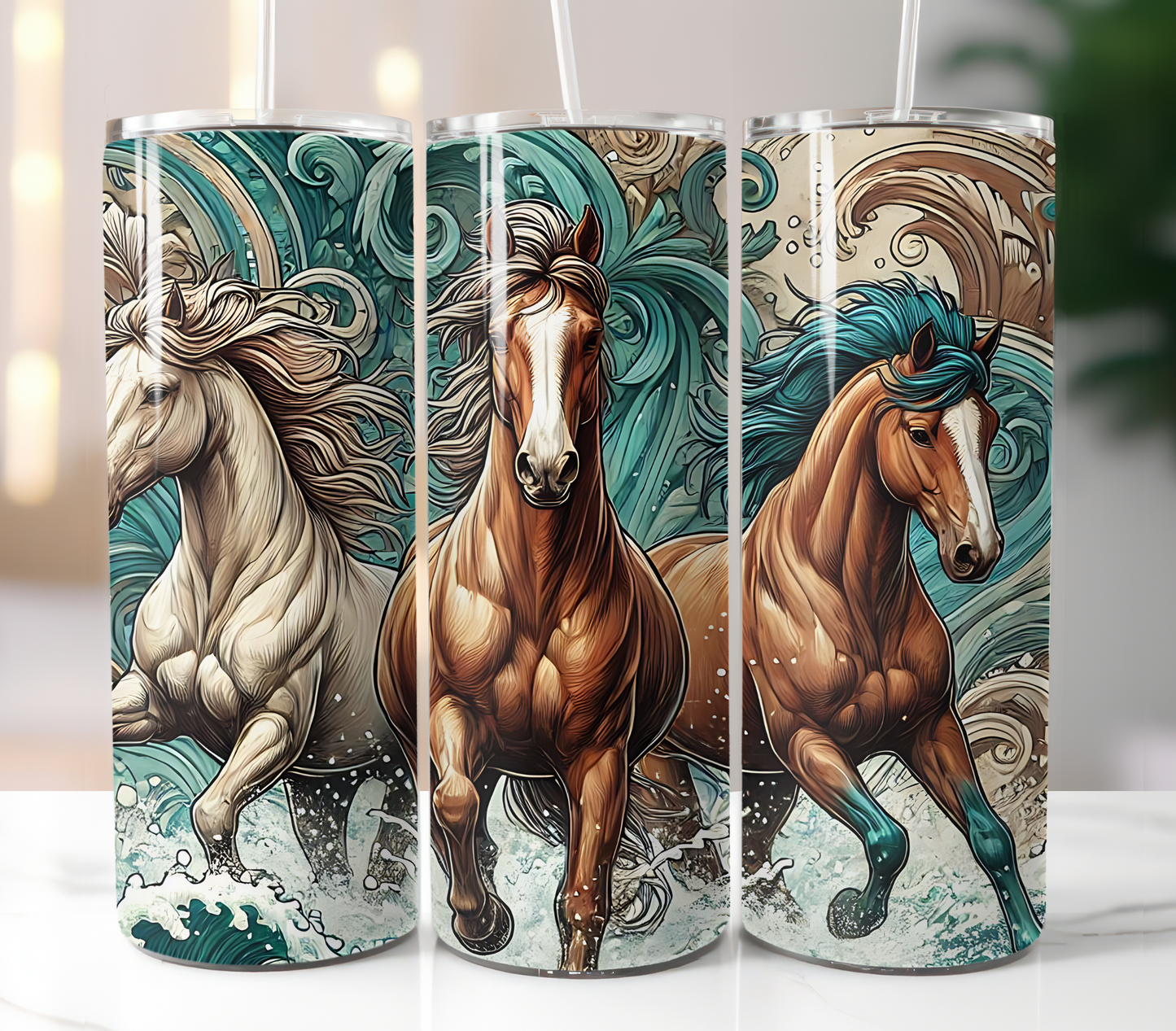 Triple Horse Sublimation Transfer