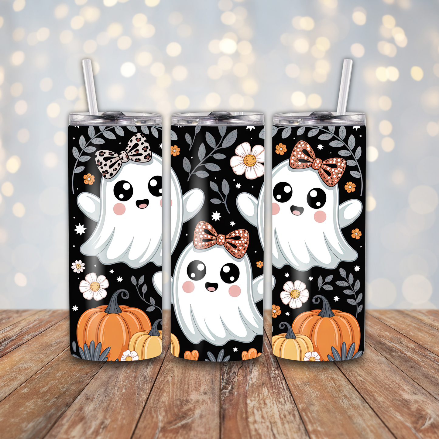Cute Triplet Ghosts Sublimation Transfers