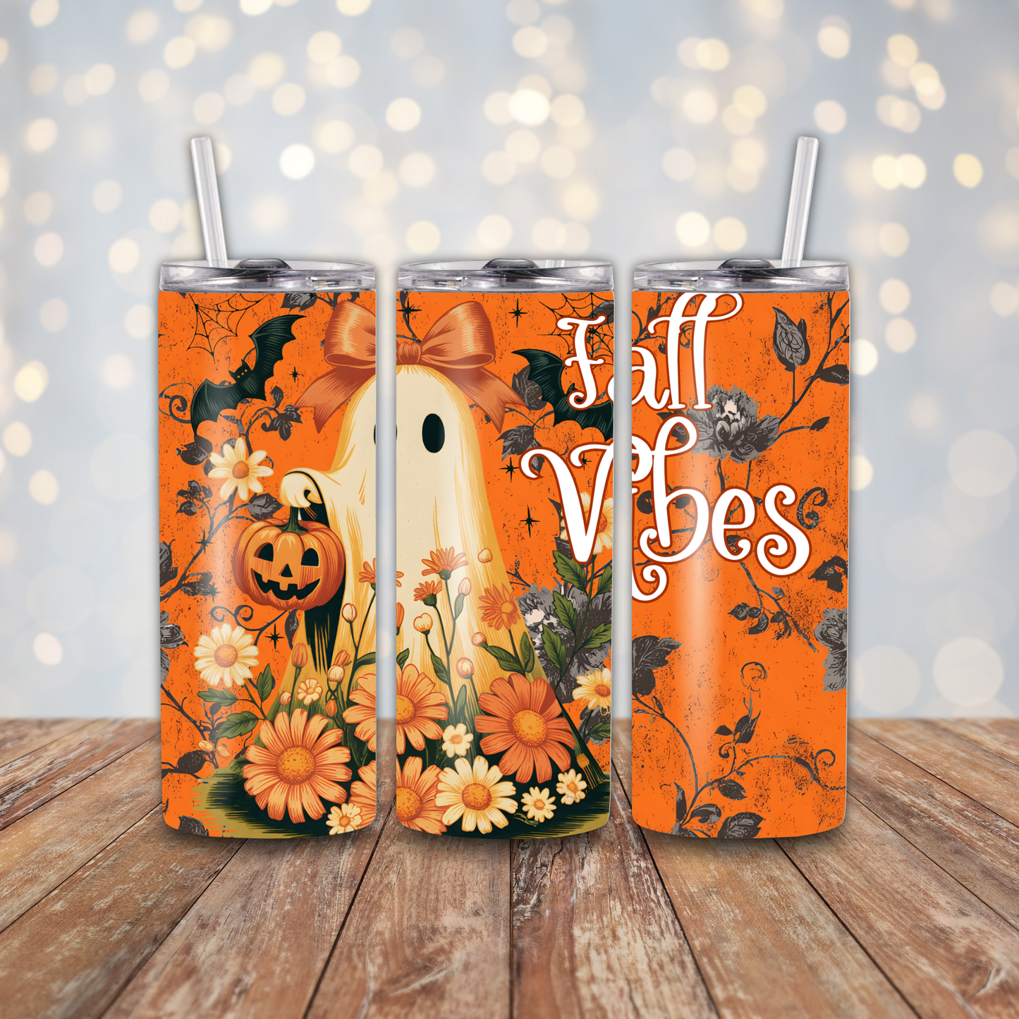 Fall Vibes Ghost Sublimation Transfers