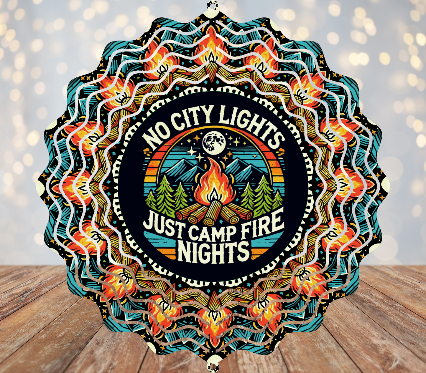 No City Lights Wind Spinner