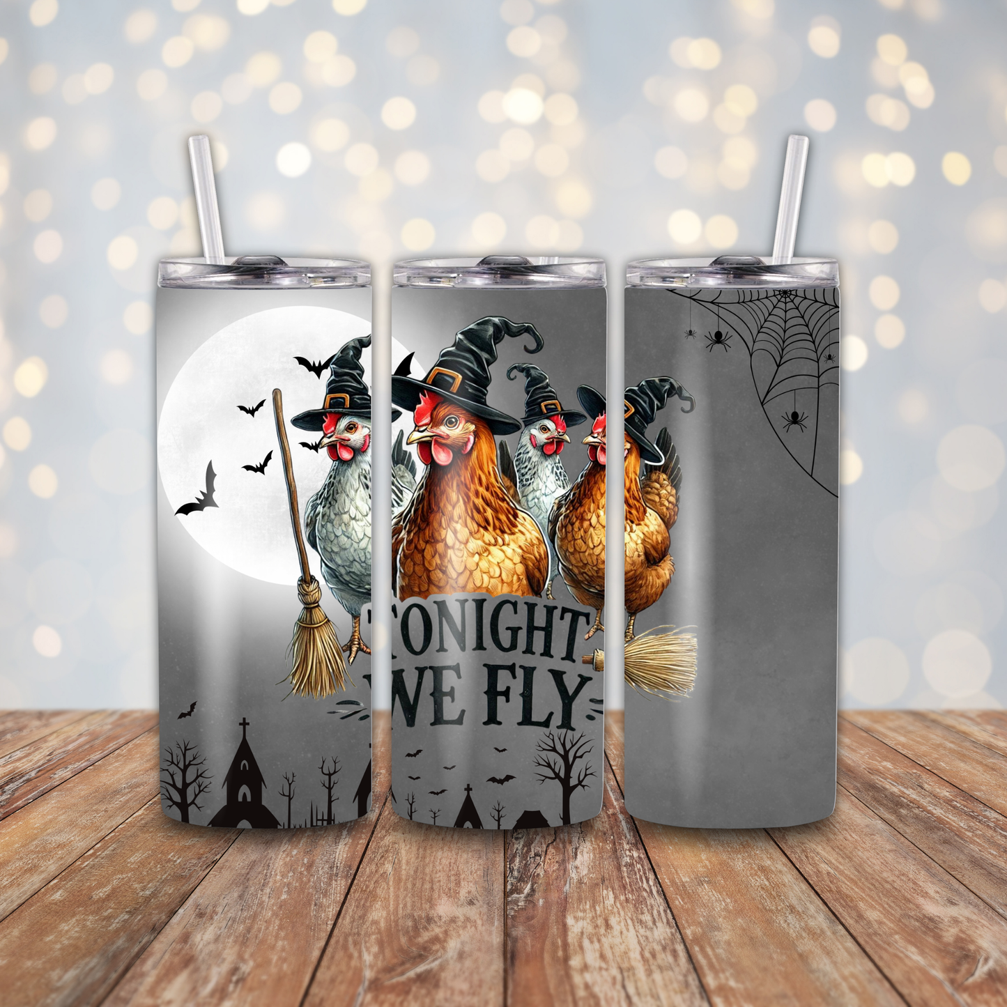 Tonight We Fly Chickens Sublimation Transfers