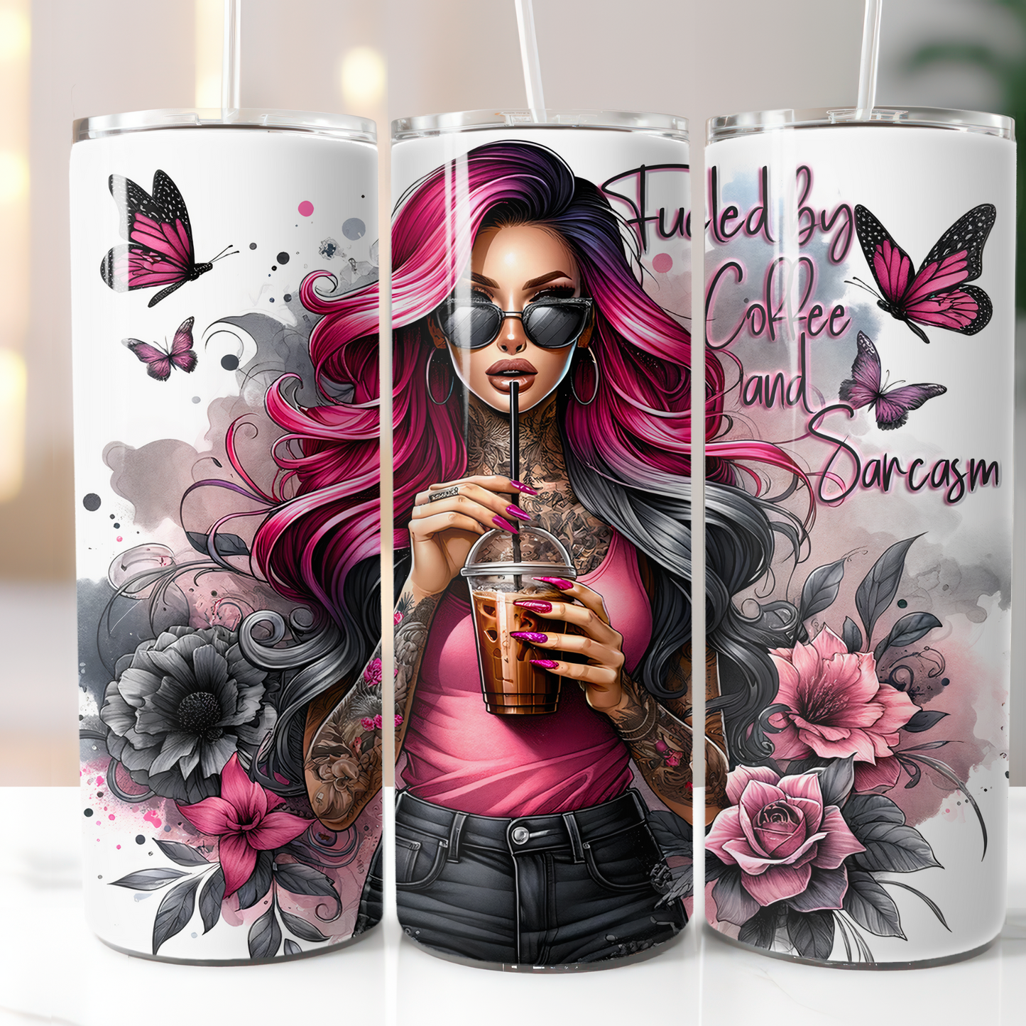 Fueled by Coffee and Sarcasm, Sublimation Transfer