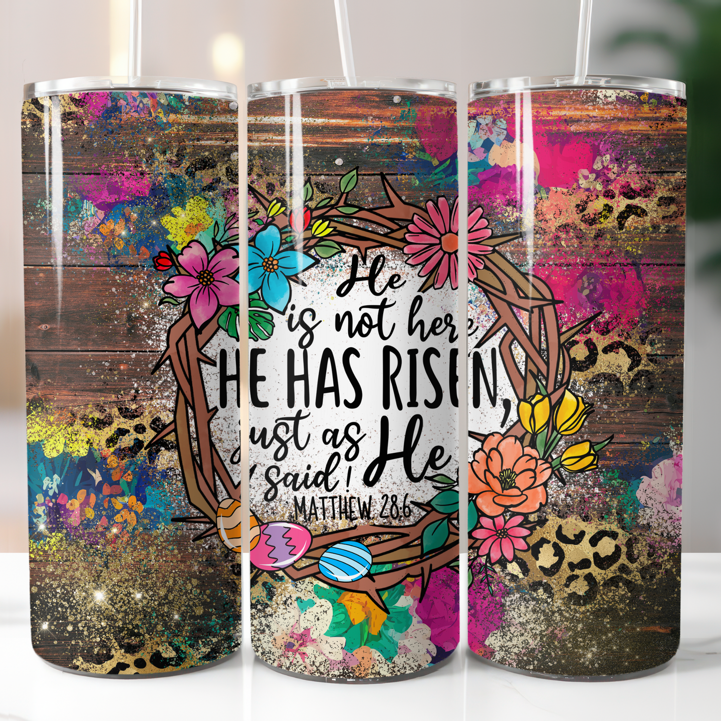 He Is Risen, Sublimation Transfer